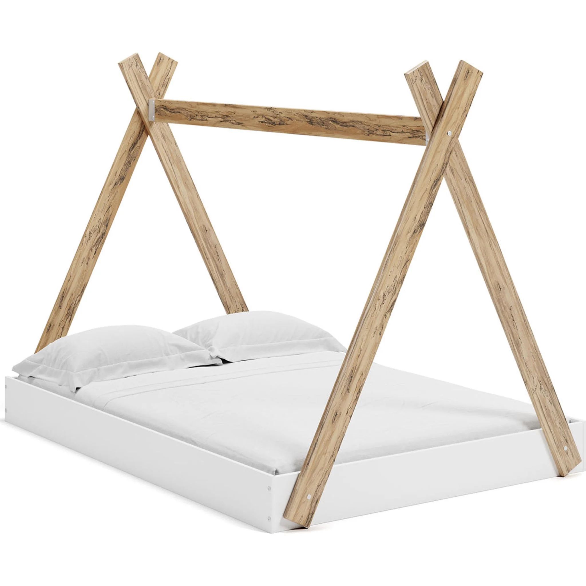 Piperton Full Bed - Two-tone Brown/White - Image 13