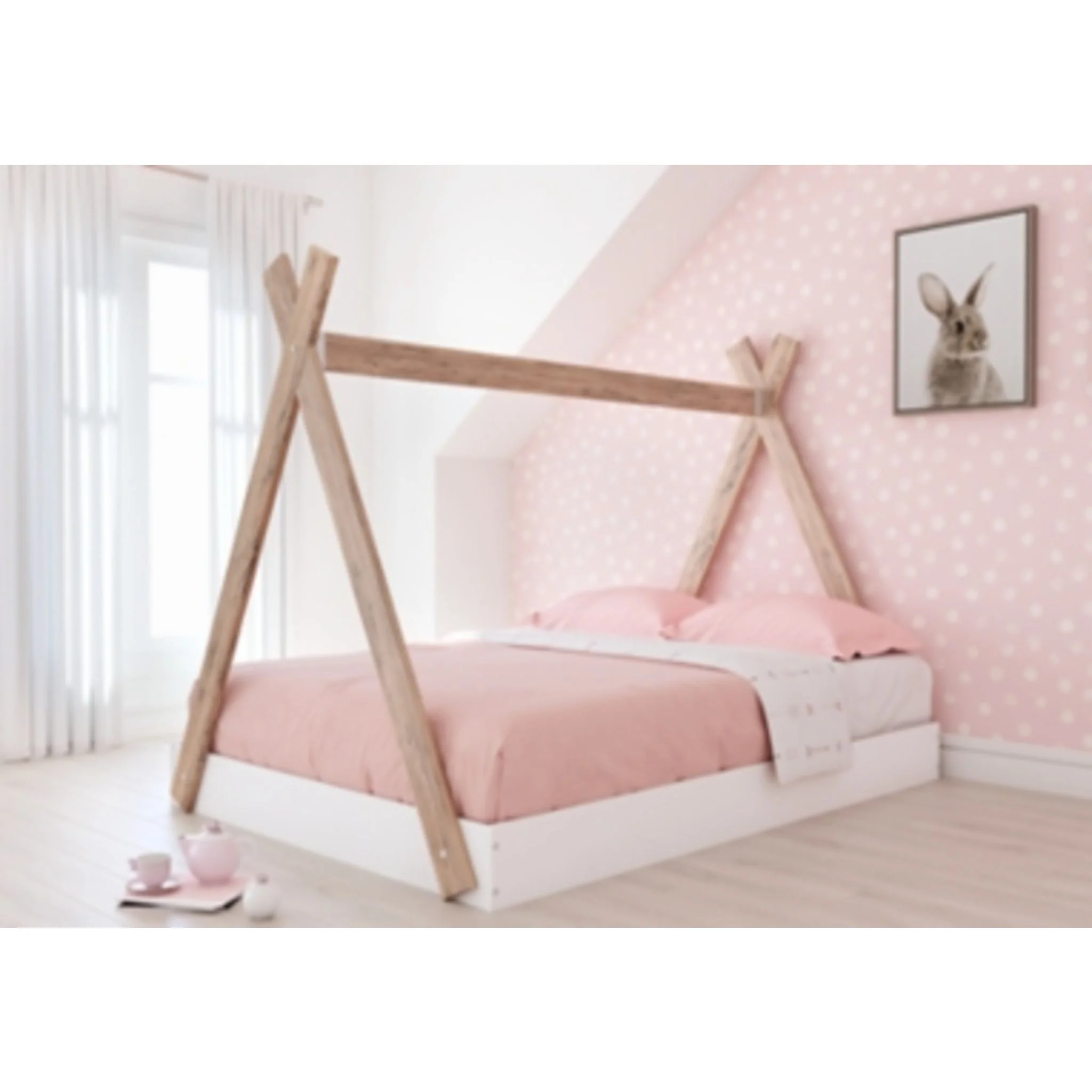 Piperton Full Bed - Two-tone Brown/White - Image 2