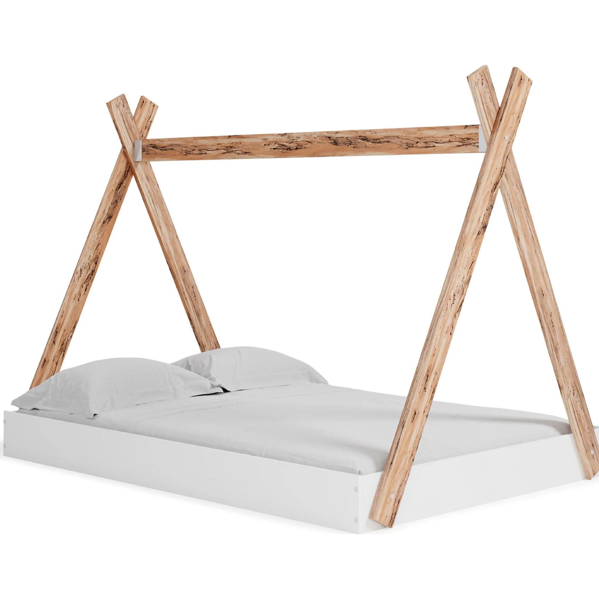 Piperton Full Bed - Two-tone Brown/White - Image 6