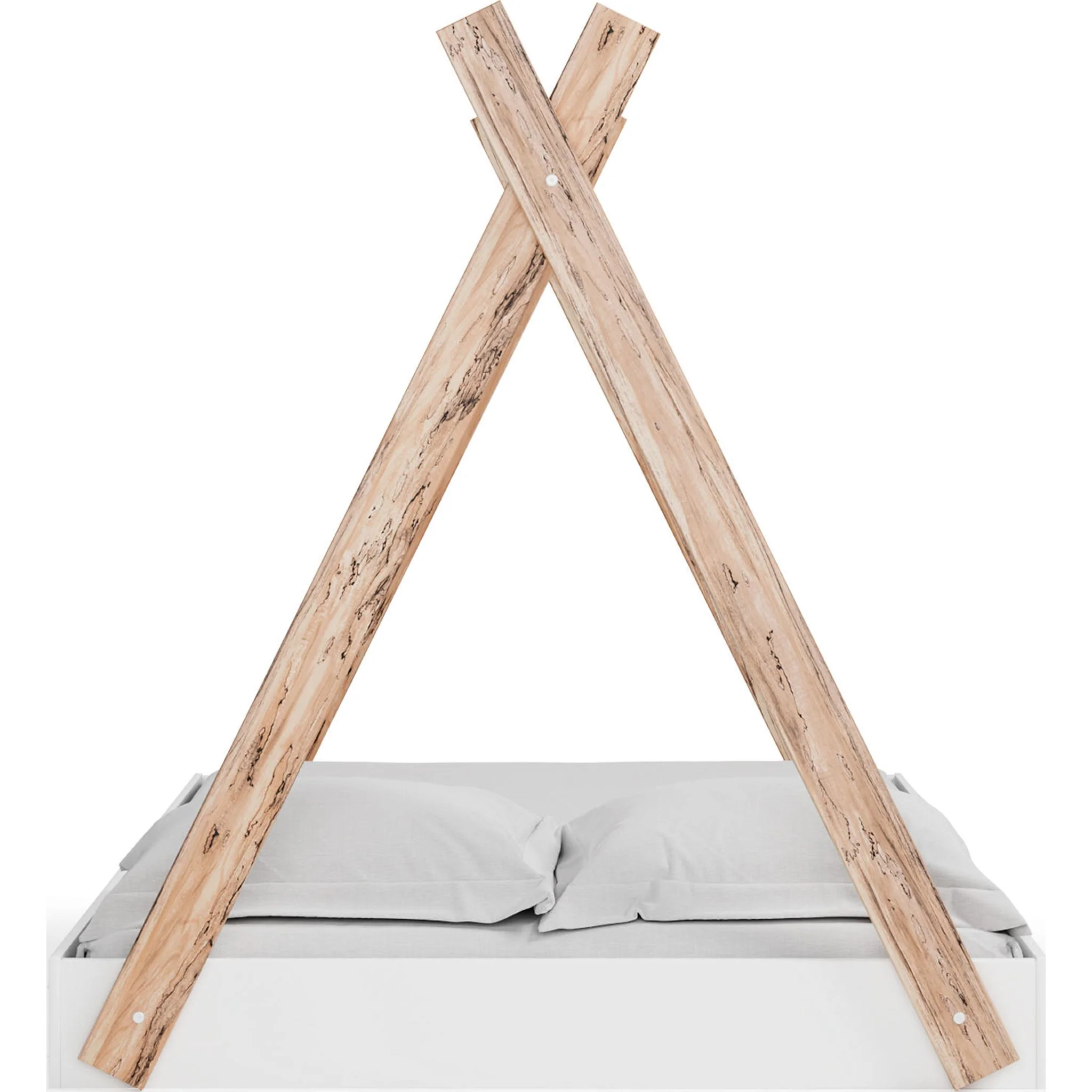 Piperton Full Bed - Two-tone Brown/White - Image 7