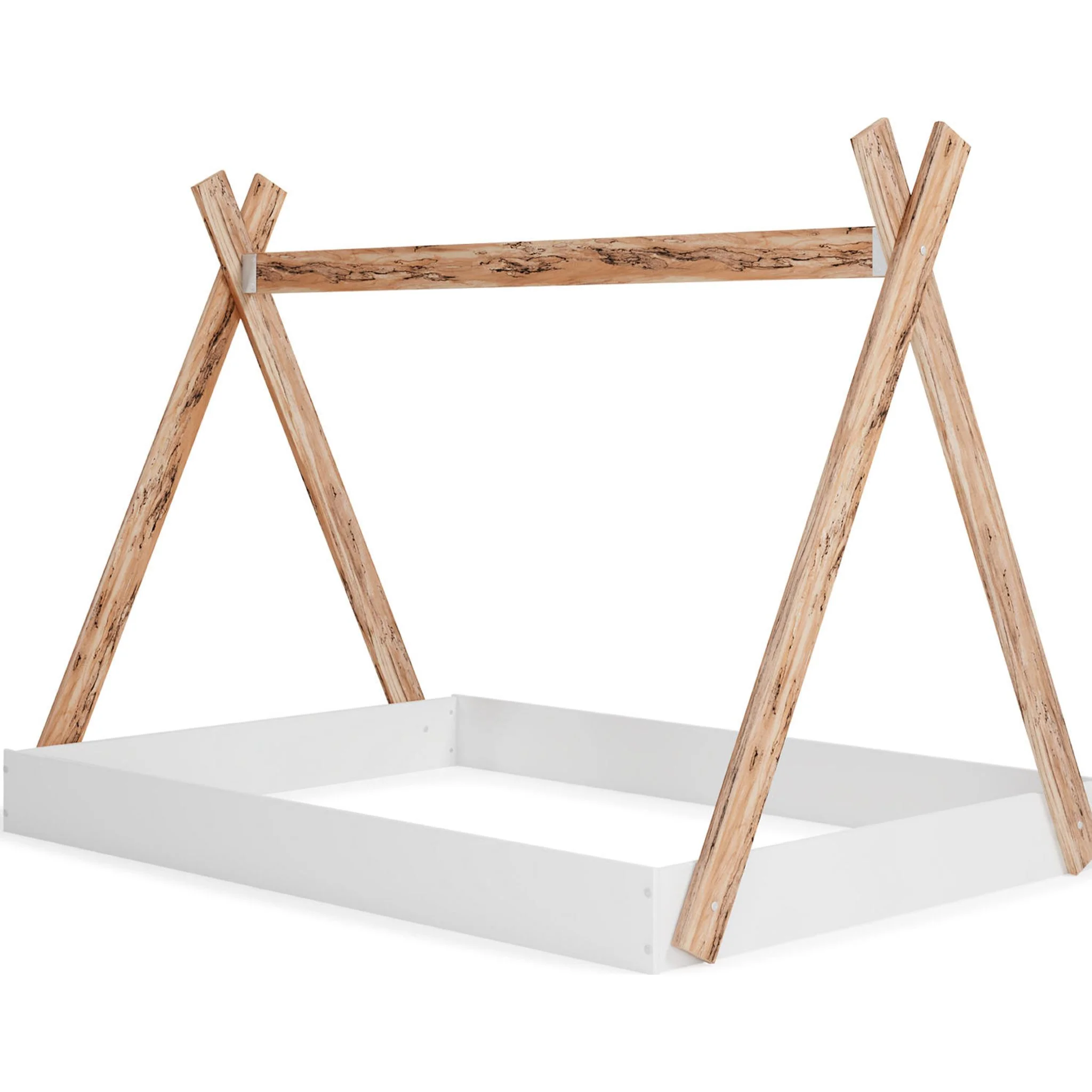 Piperton Full Bed - Two-tone Brown/White - Image 9