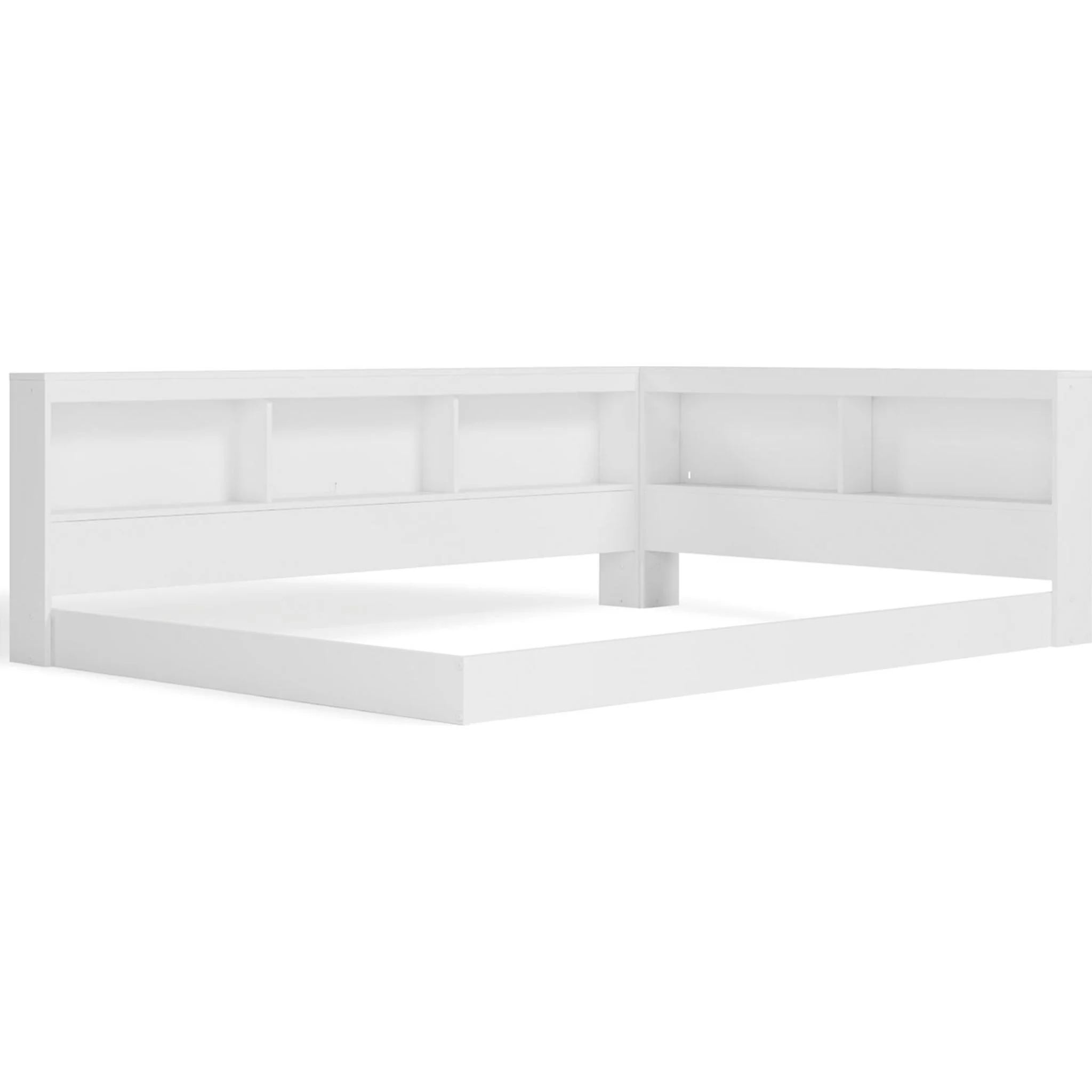 Piperton Full Bookcase Storage Bed - White - Image 5