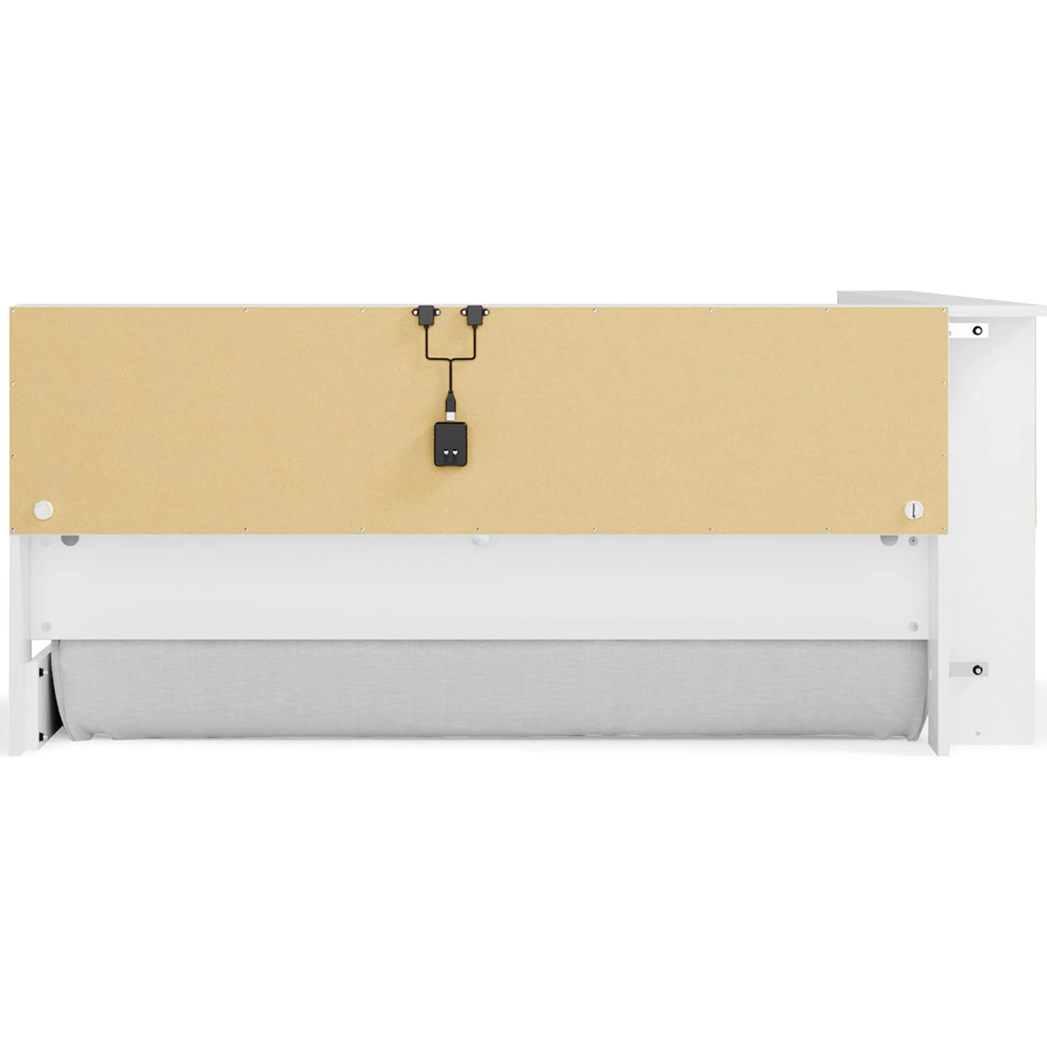 Piperton Full Bookcase Storage Bed - White - Image 7