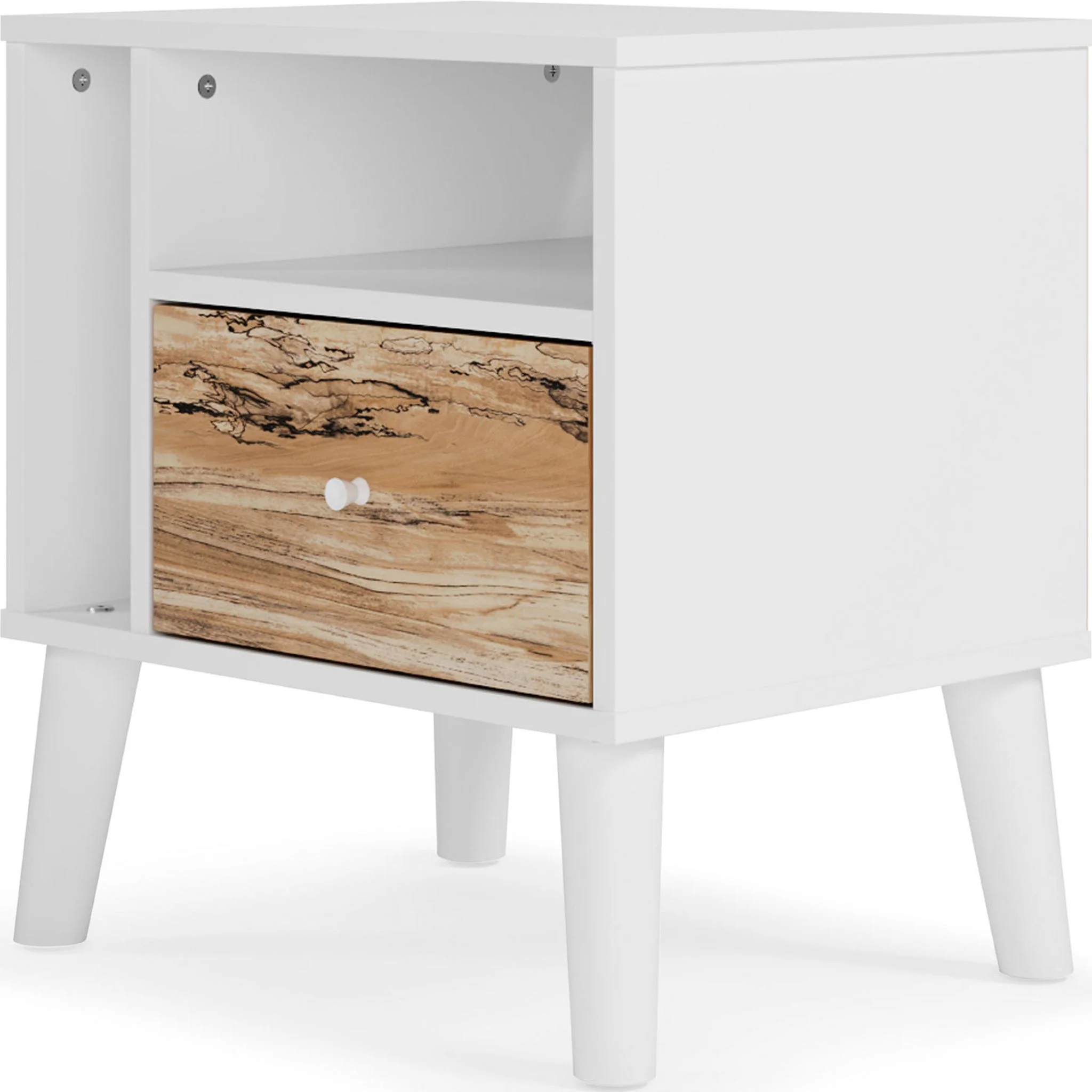 Piperton Nightstand - Two-tone Brown/White - Image 6