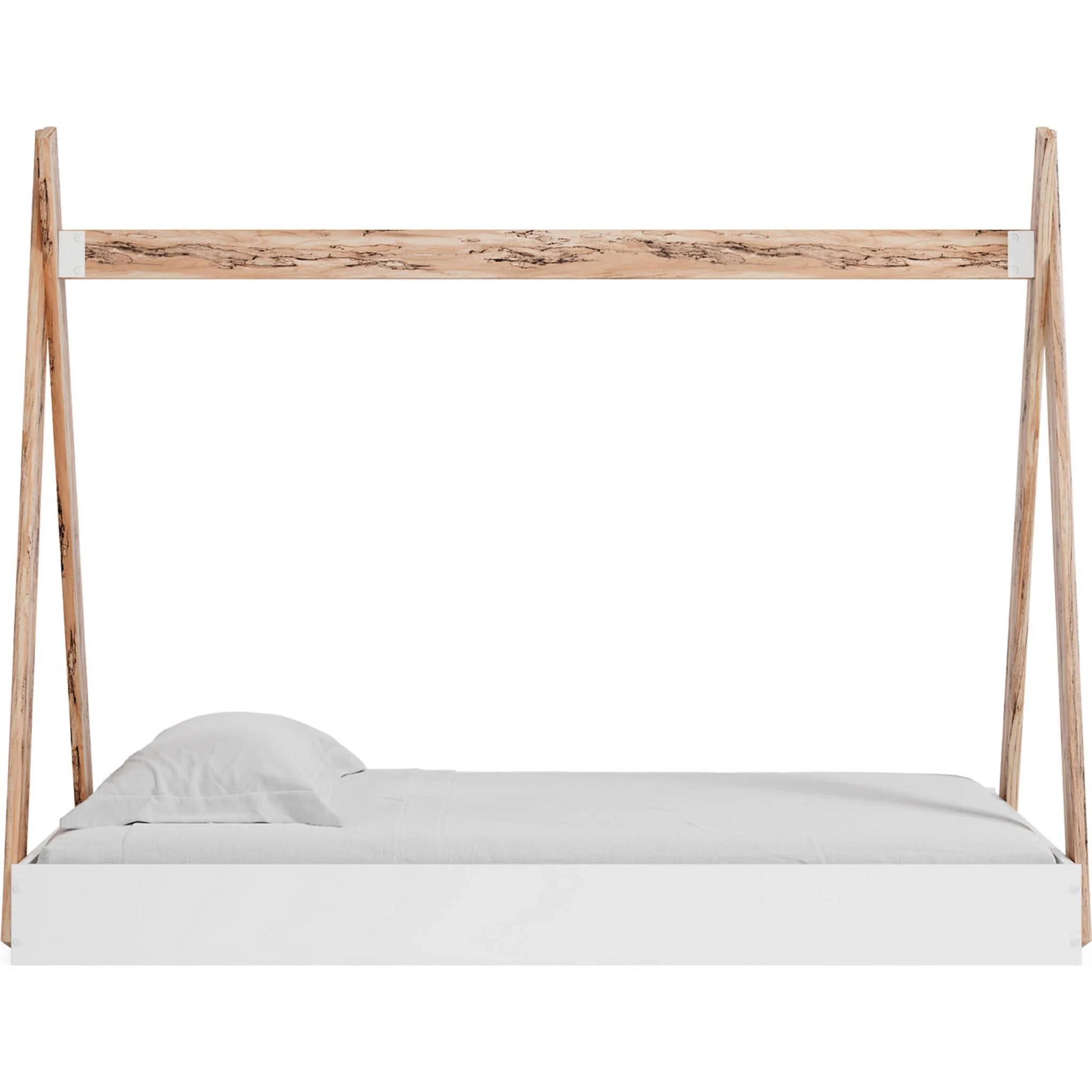 Piperton Twin Bed - Two-tone Brown/White - Image 18