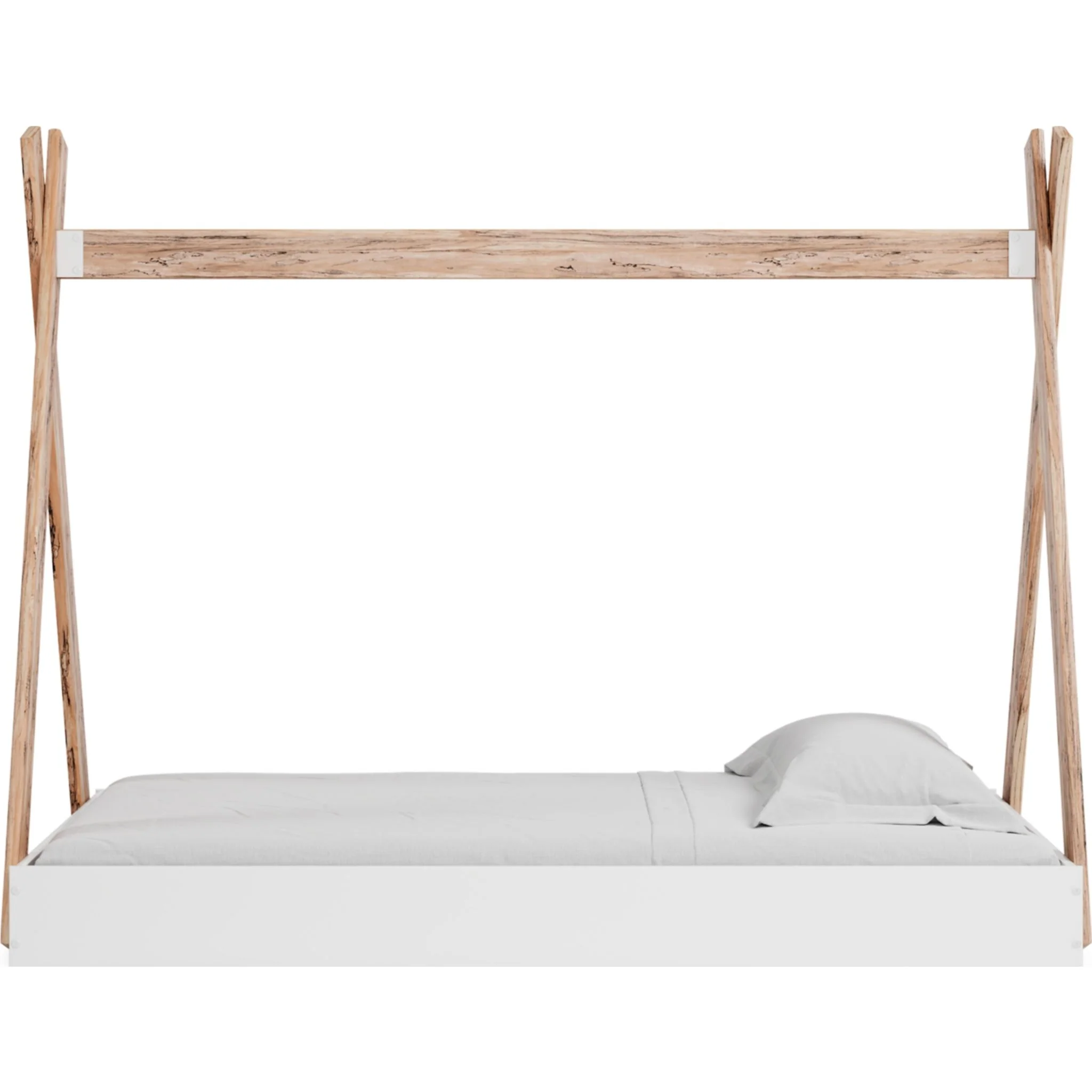Piperton Twin Bed - Two-tone Brown/White - Image 8