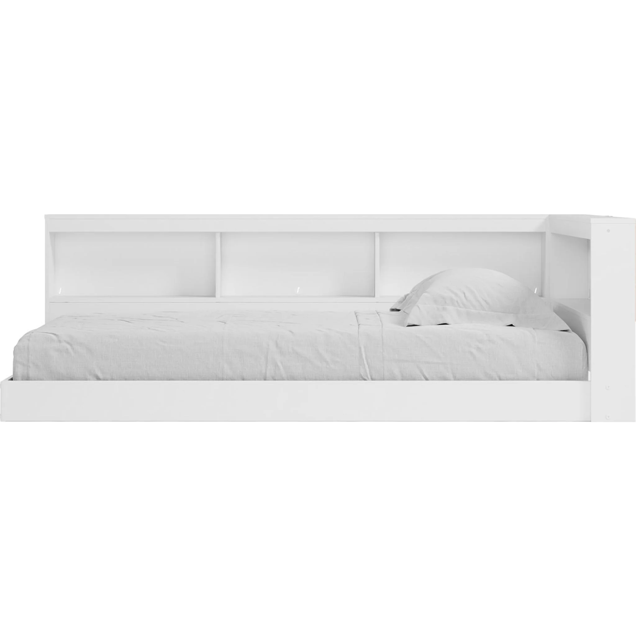 Piperton Twin Bookcase Storage Bed - White - Image 6