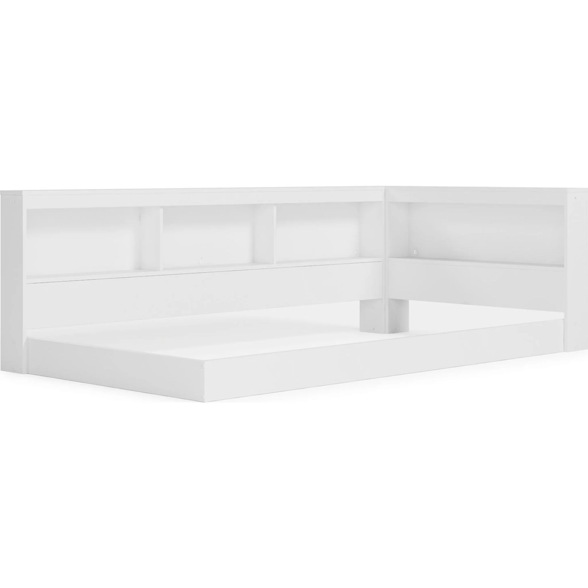 Piperton Twin Bookcase Storage Bed - White - Image 7