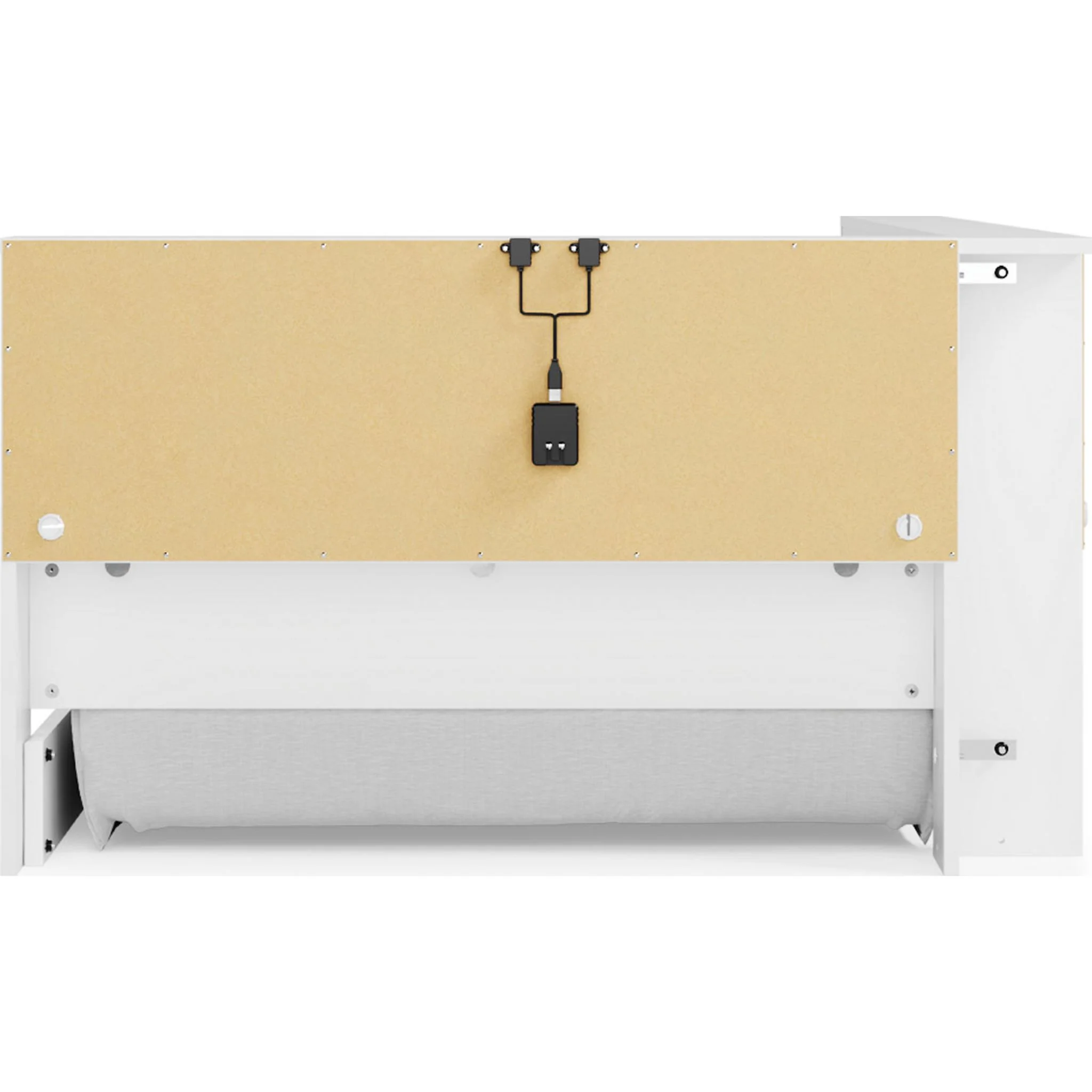 Piperton Twin Bookcase Storage Bed - White - Image 8