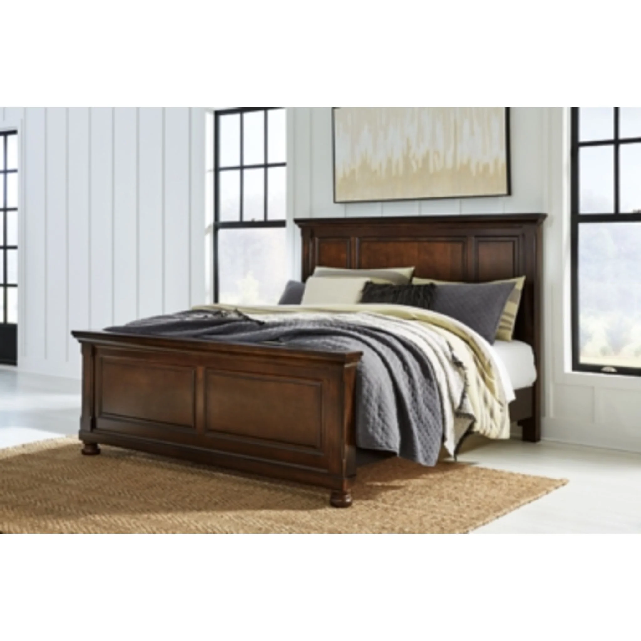 Porter King Panel Bed - Rustic Brown - Image 14
