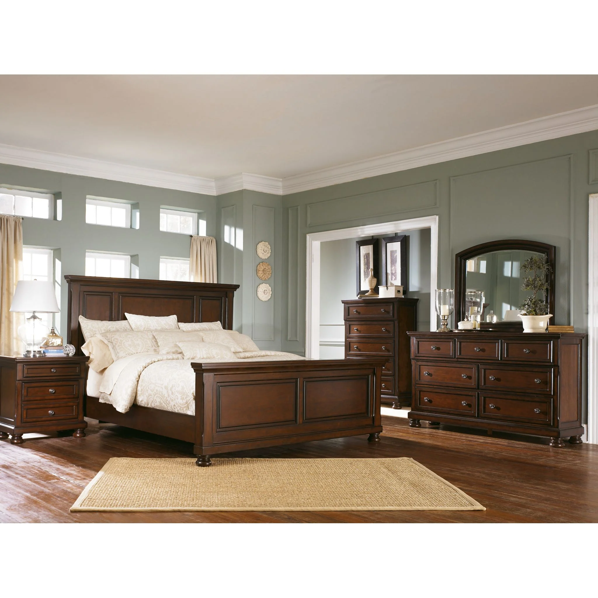 Porter King Panel Bed - Rustic Brown - Image 3