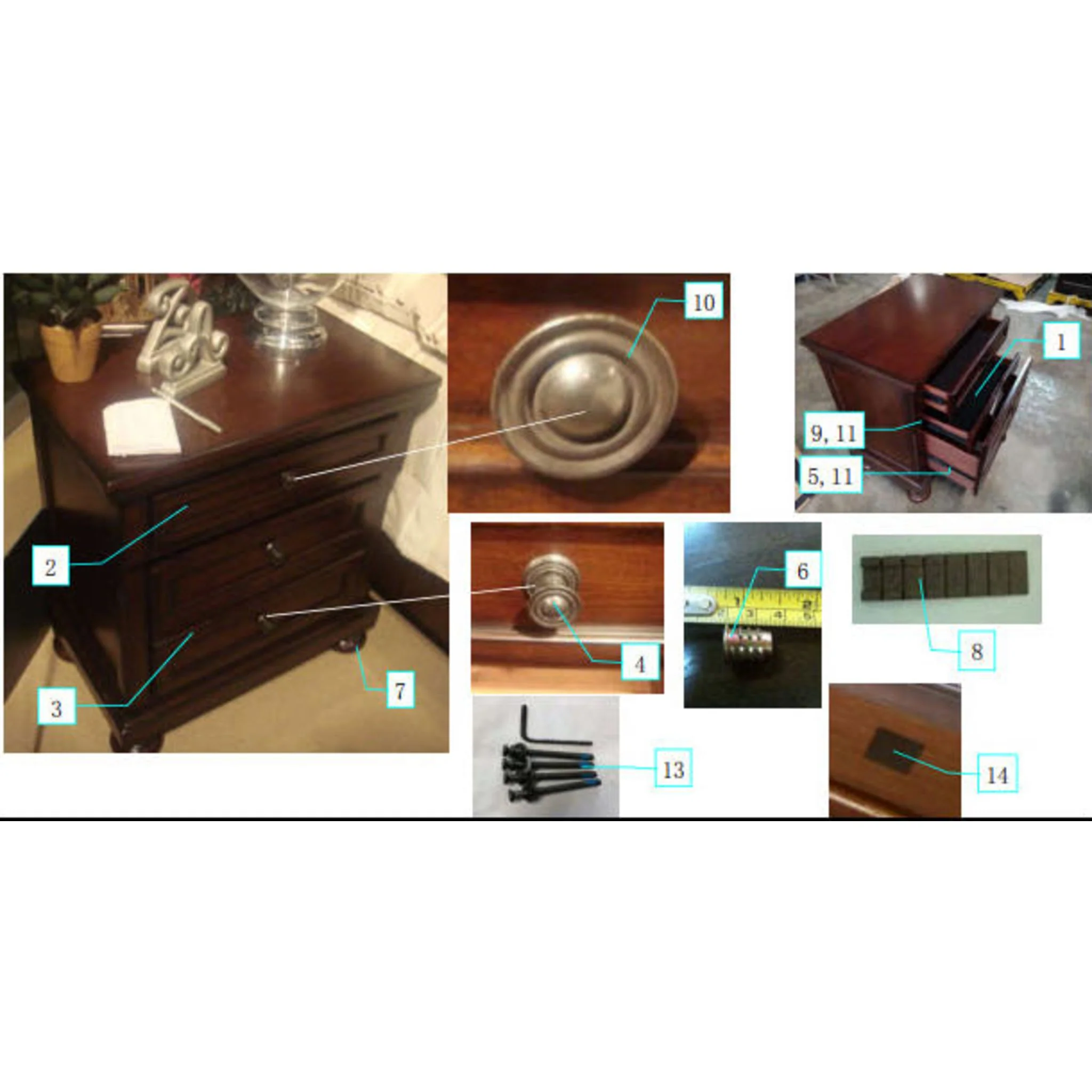 Porter Nightstand - Rustic Brown - Image 19