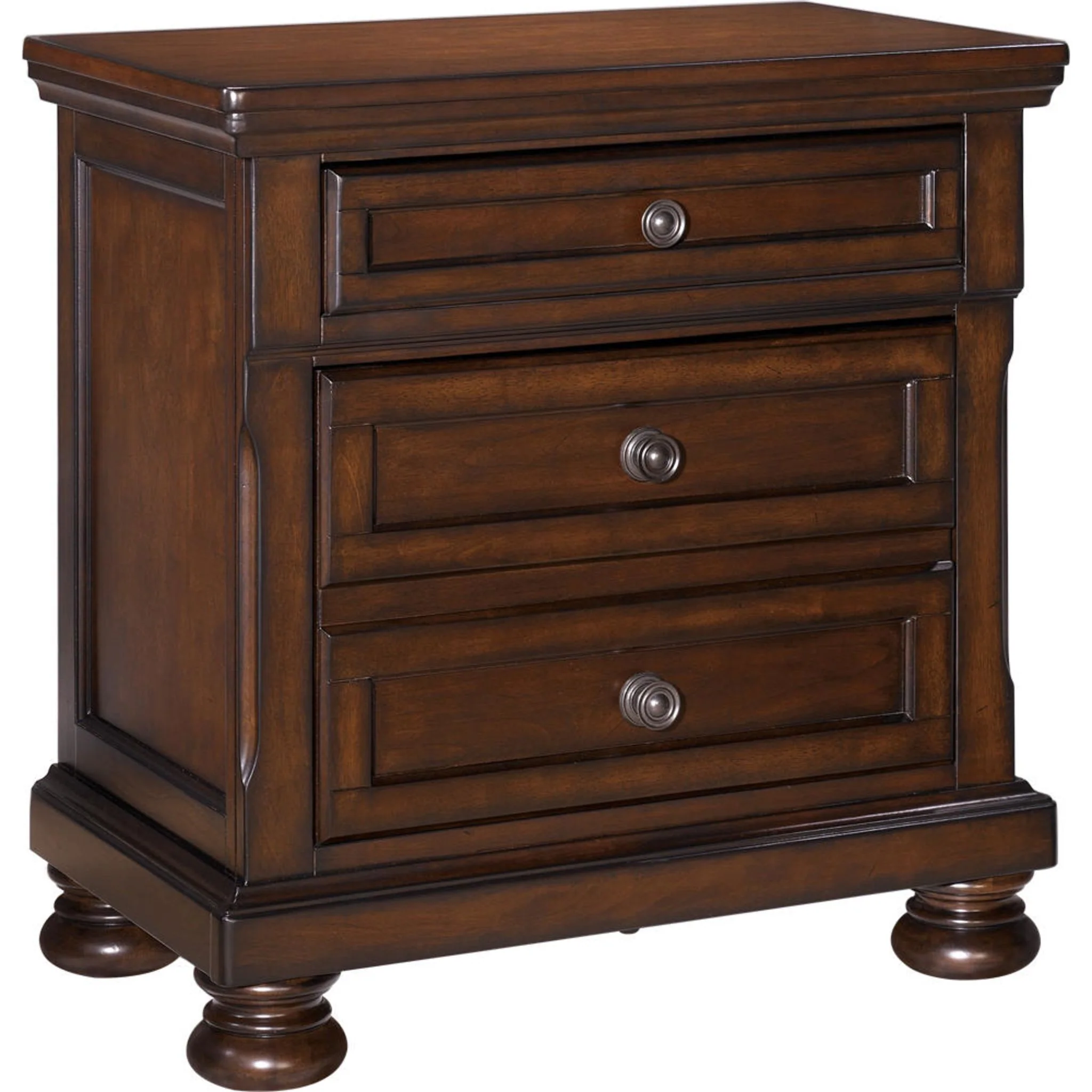 Porter Nightstand - Rustic Brown - Image 24