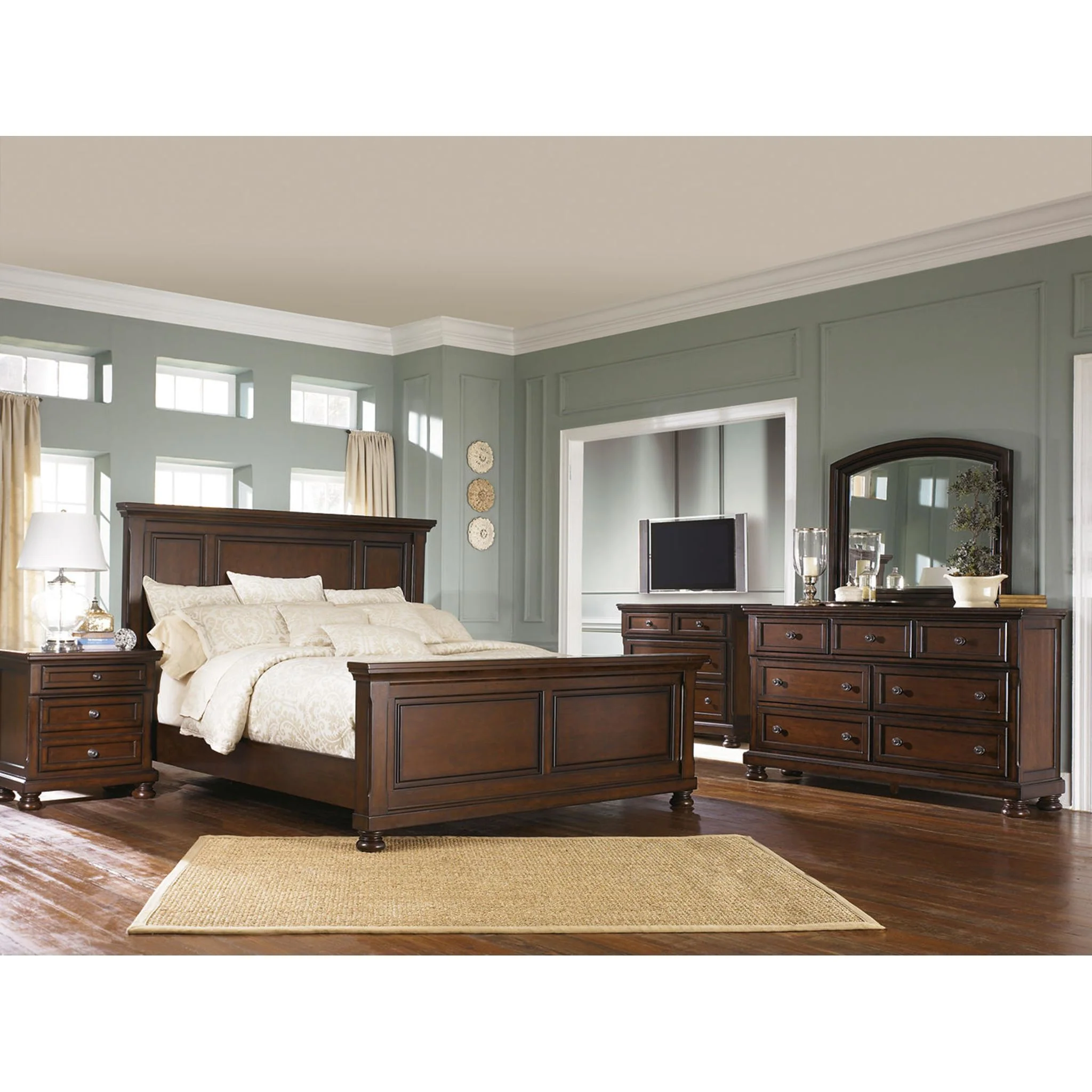Porter Nightstand - Rustic Brown - Image 9