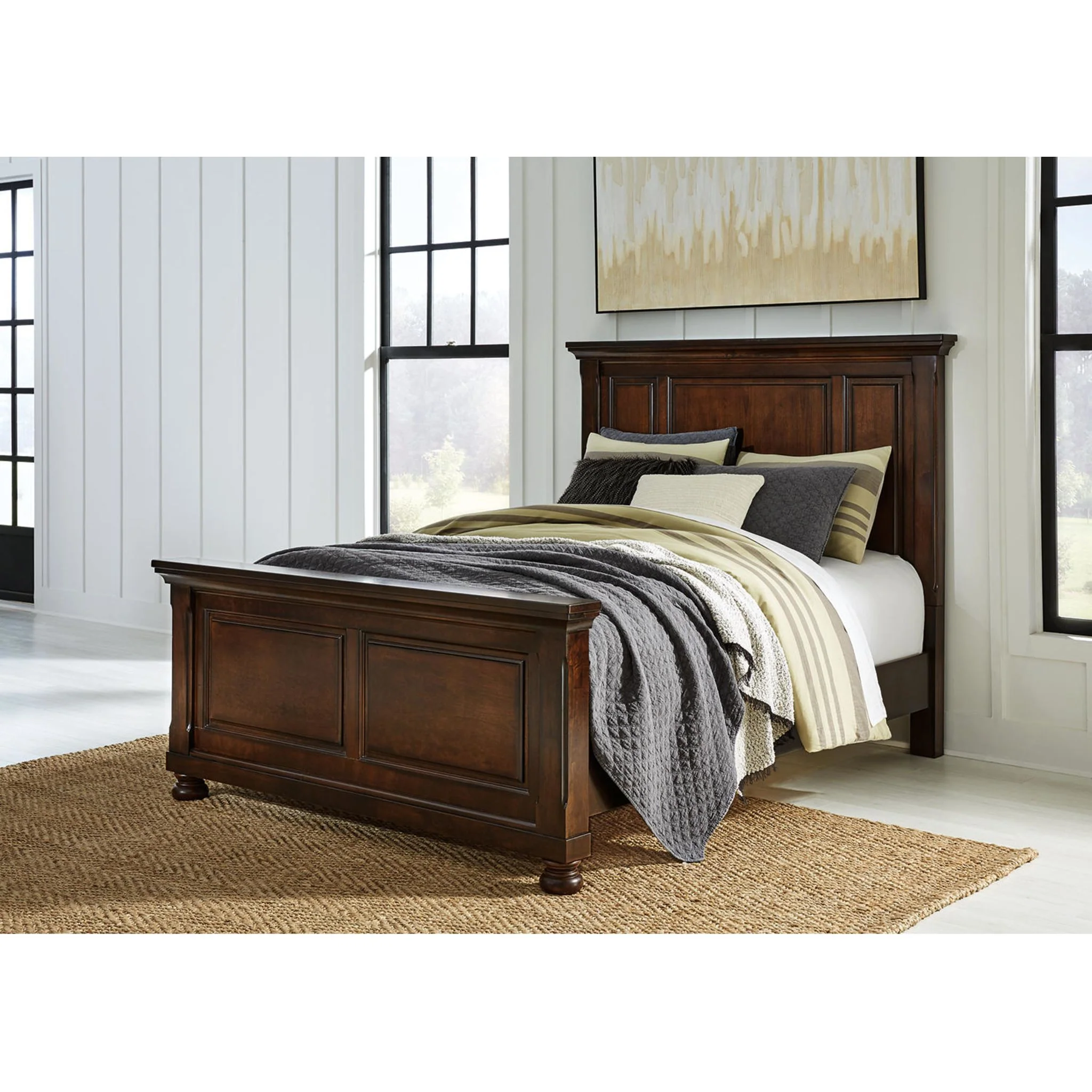 Porter Queen Panel Bed - Rustic Brown - Image 29