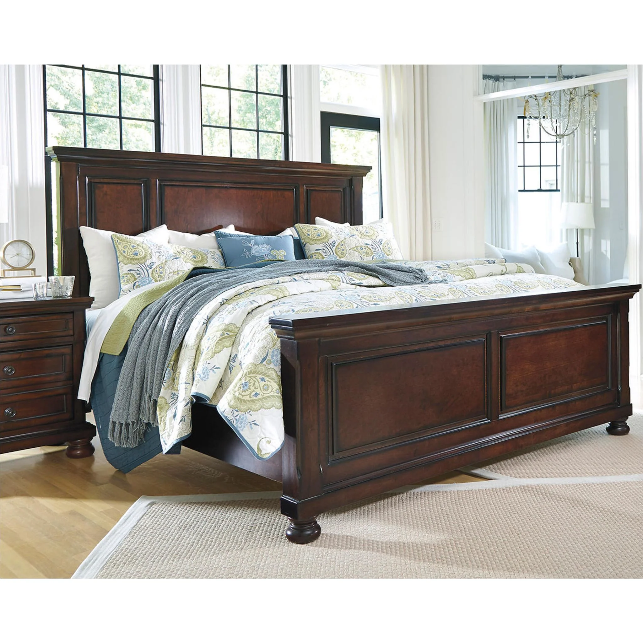 Porter Queen Panel Bed - Rustic Brown - Image 9