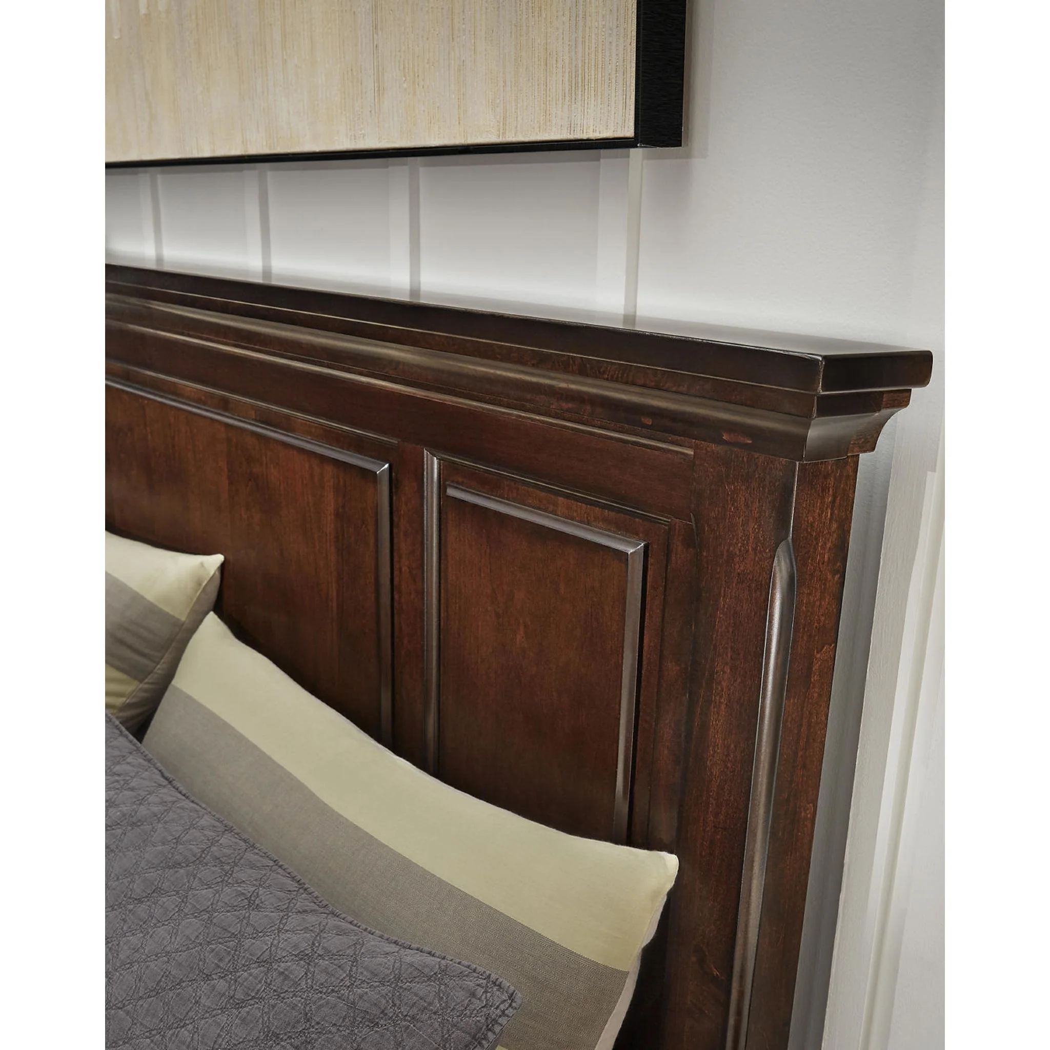 Porter Queen Panel Headboard - Rustic Brown - Image 9