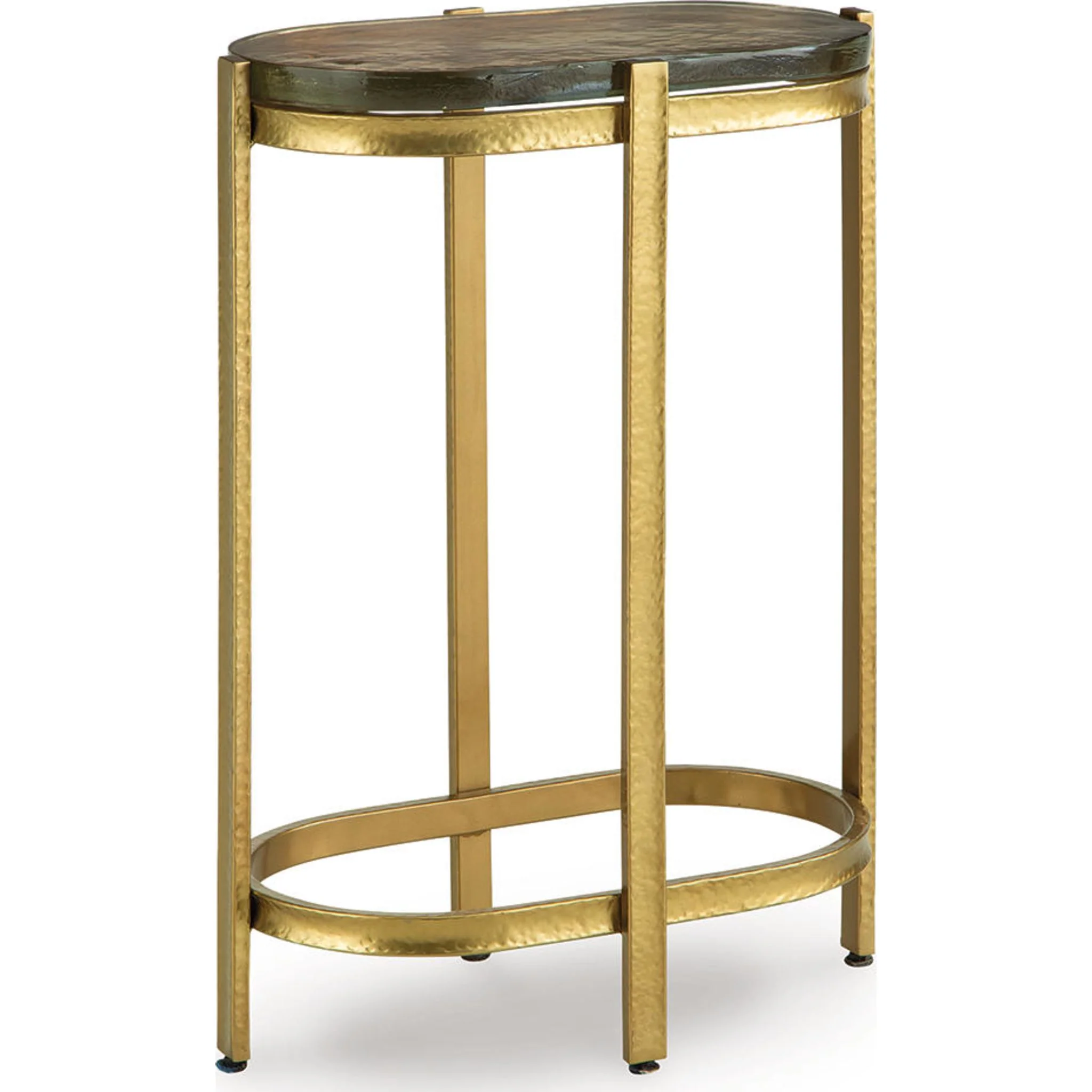 Porterville Accent Table - Gold Finish - Image 4