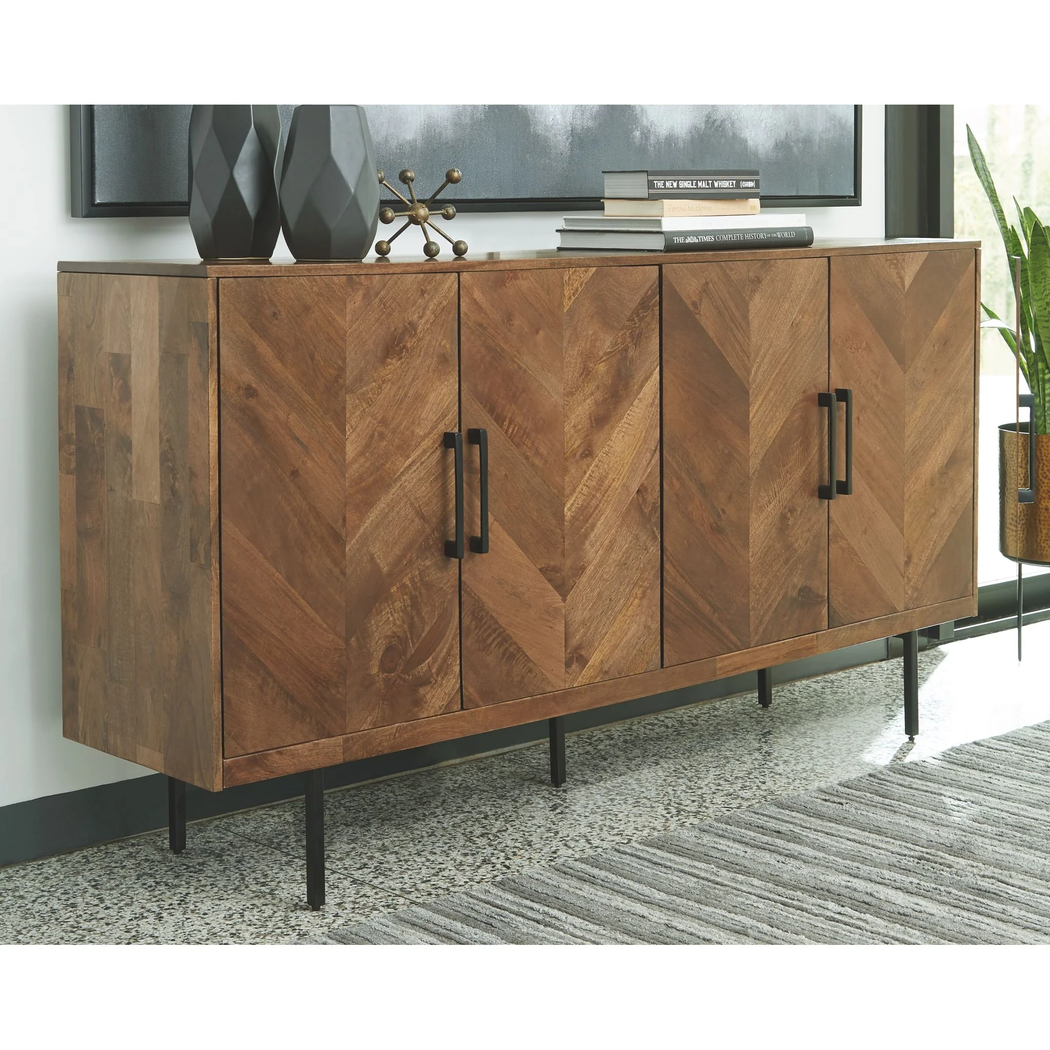 Prattville Accent Cabinet - Brown - Image 2