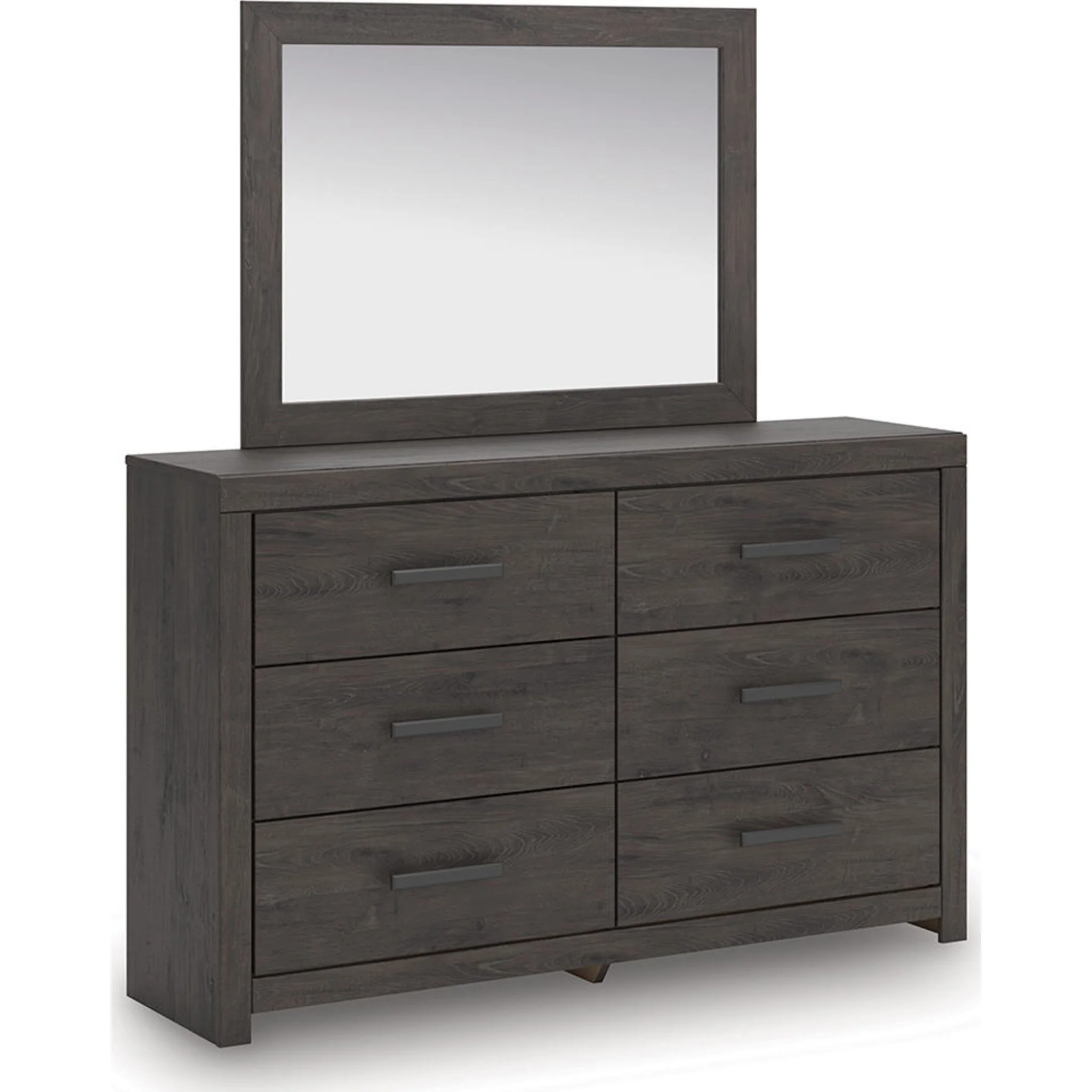 Prendonea Dresser and Mirror - Charcoal - Image 5