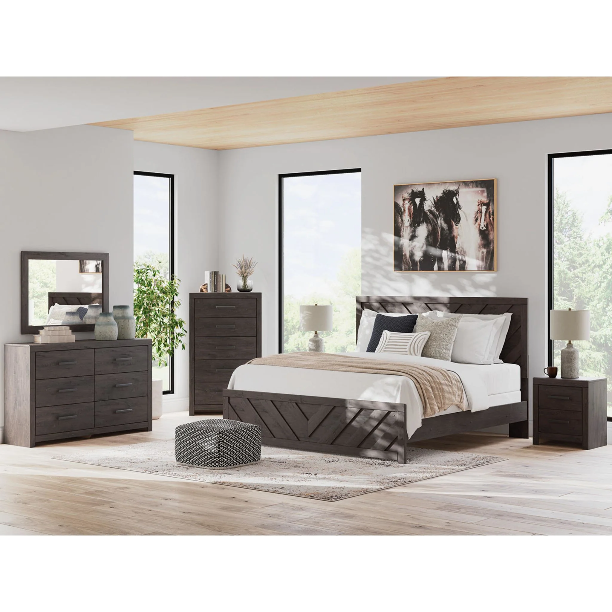 Prendonea Dresser - Charcoal - Image 11