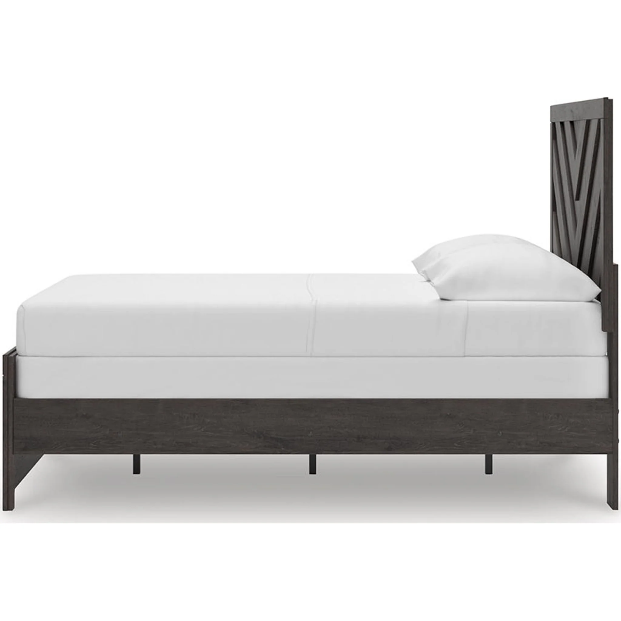 Prendonea Full Panel Bed - Charcoal - Image 10