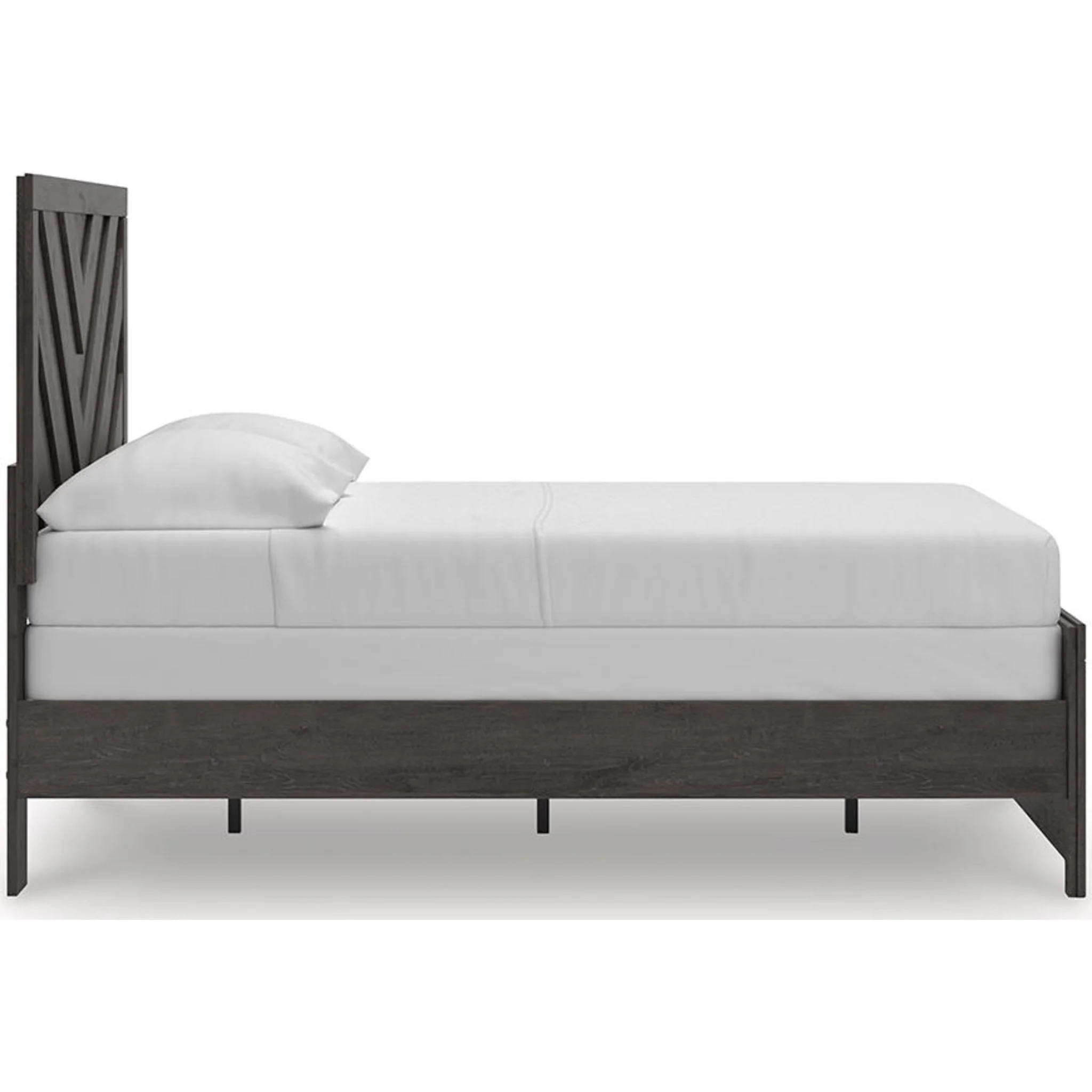 Prendonea Full Panel Bed - Charcoal - Image 11