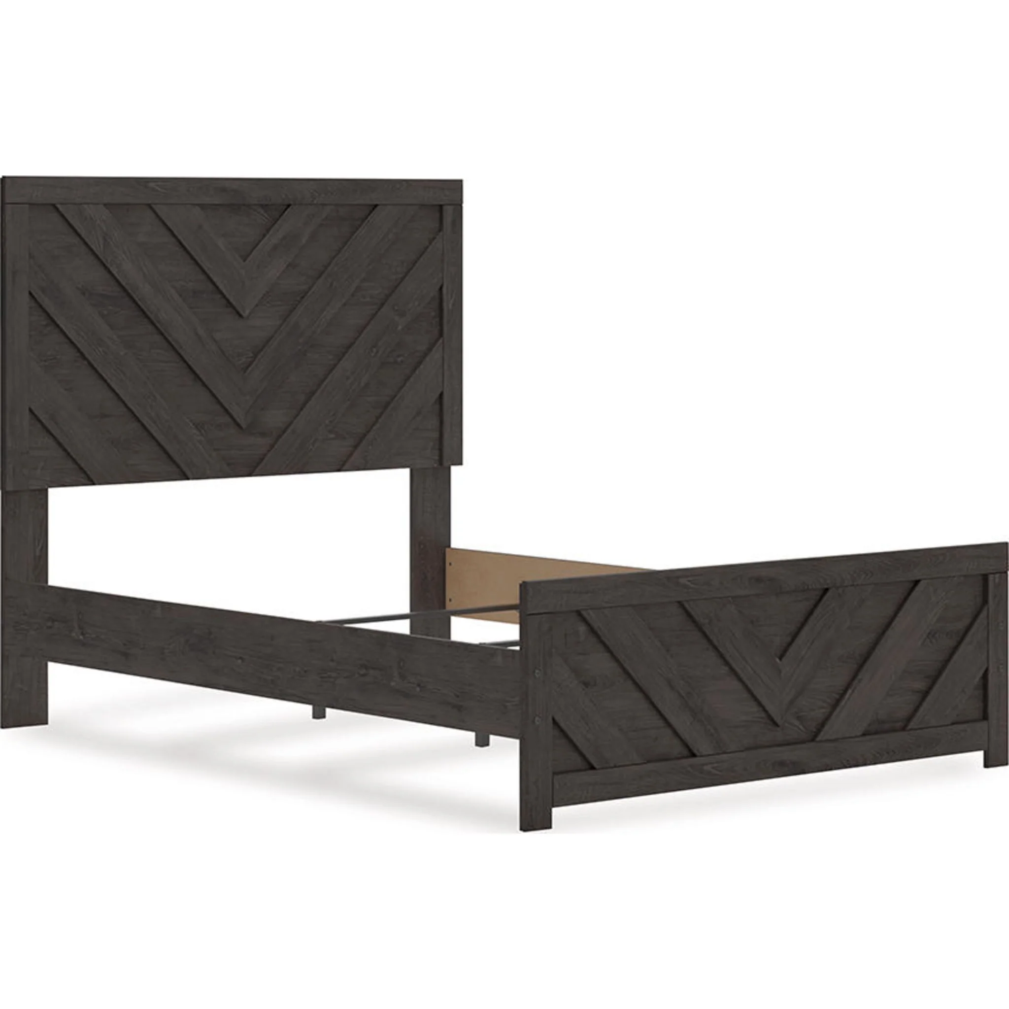 Prendonea Full Panel Bed - Charcoal - Image 5