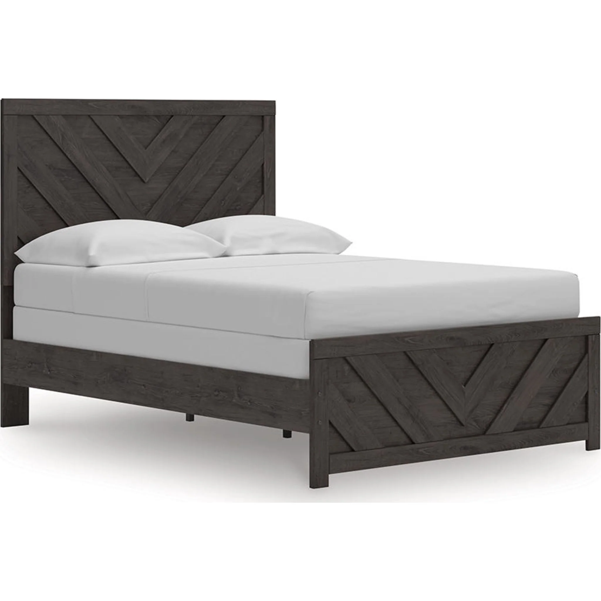 Prendonea Full Panel Bed - Charcoal - Image 6