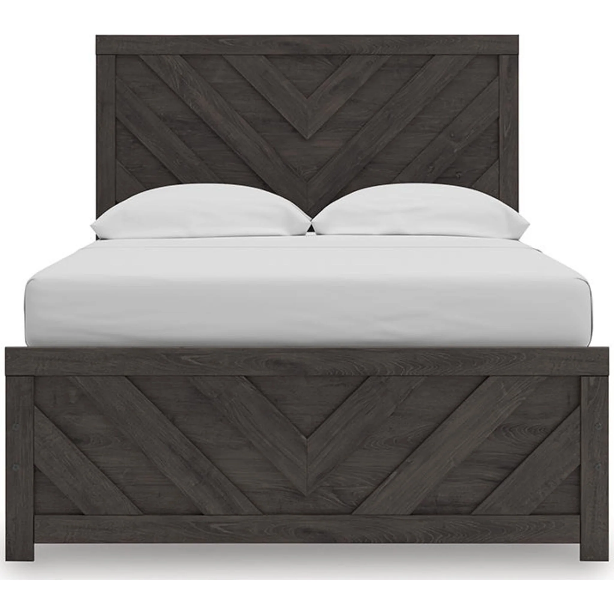 Prendonea Full Panel Bed - Charcoal - Image 9