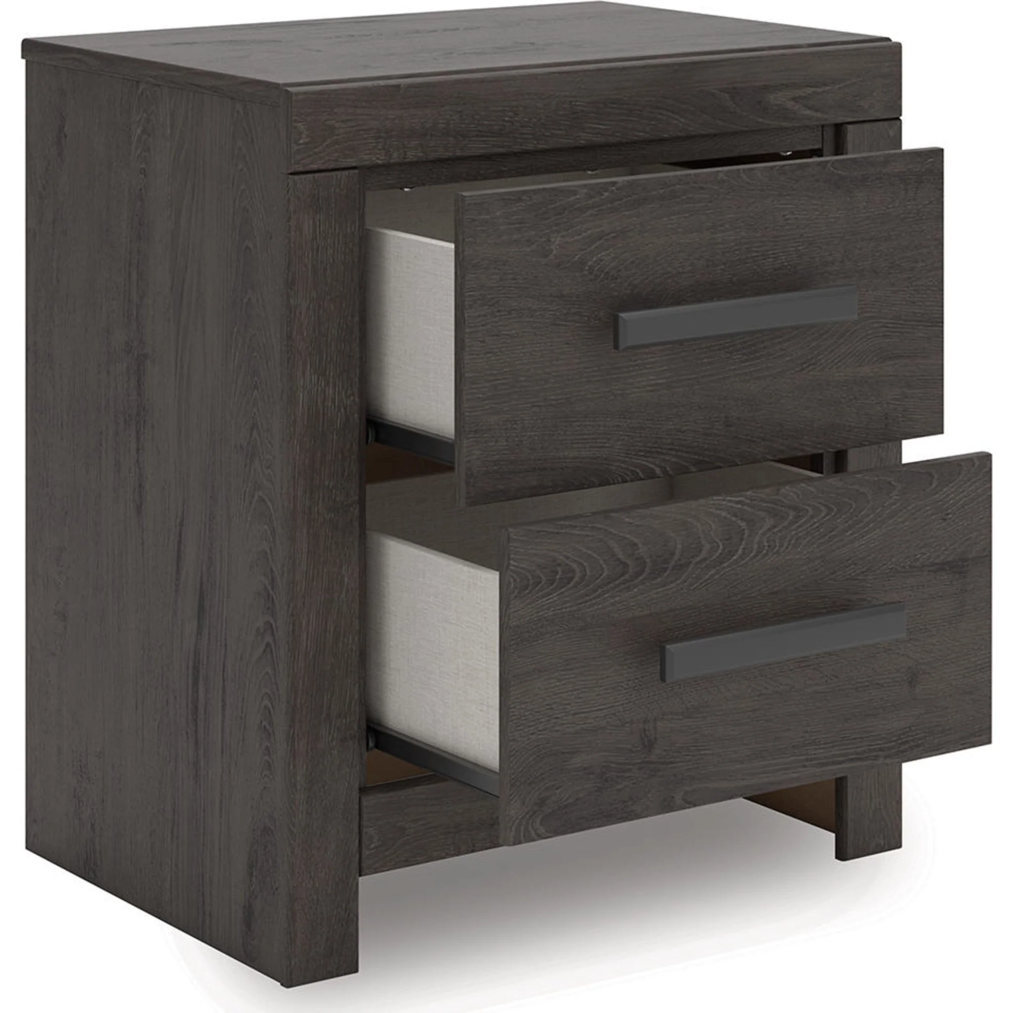 Prendonea Nightstand - Charcoal - Image 5