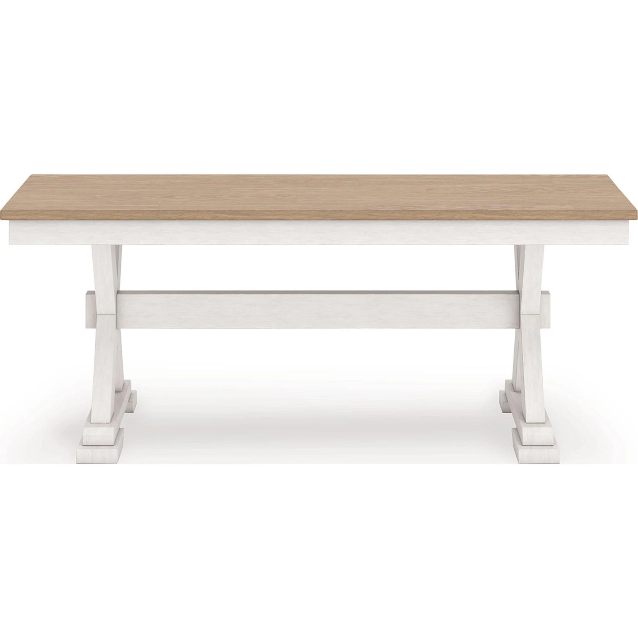 Purlaney Dining Bench - Antique White/Natural - (PCD627-00) - Image 4