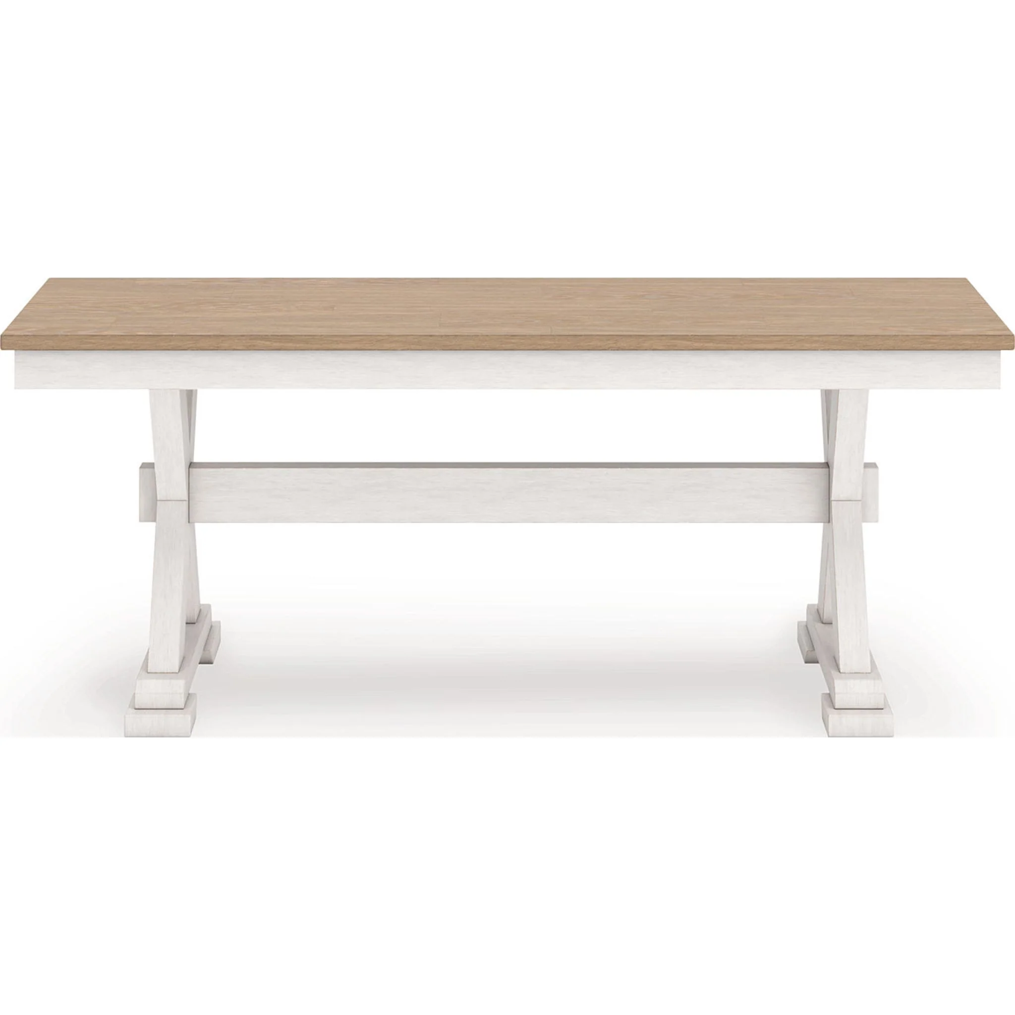 Purlaney Dining Bench - Antique White/Natural - (PCD627-00) - Image 6