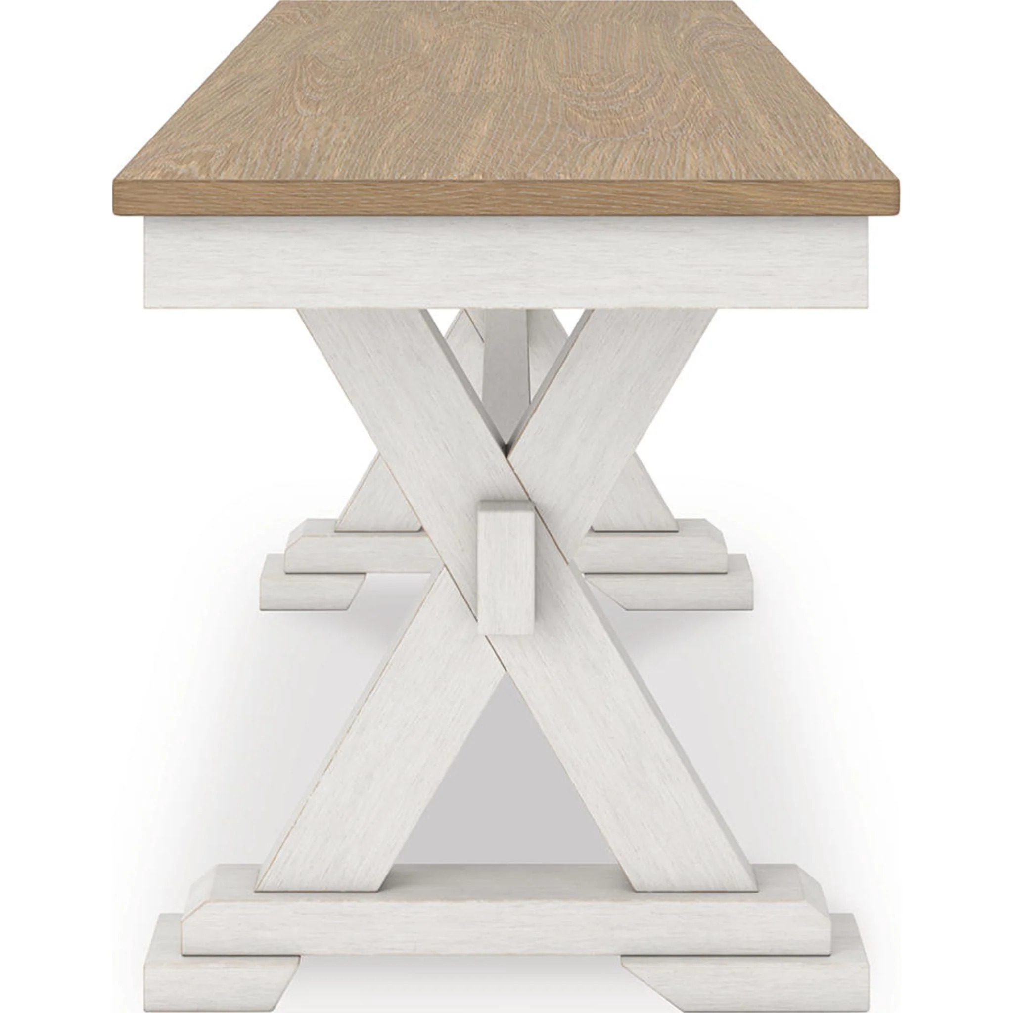 Purlaney Dining Bench - Antique White/Natural - (PCD627-00) - Image 7