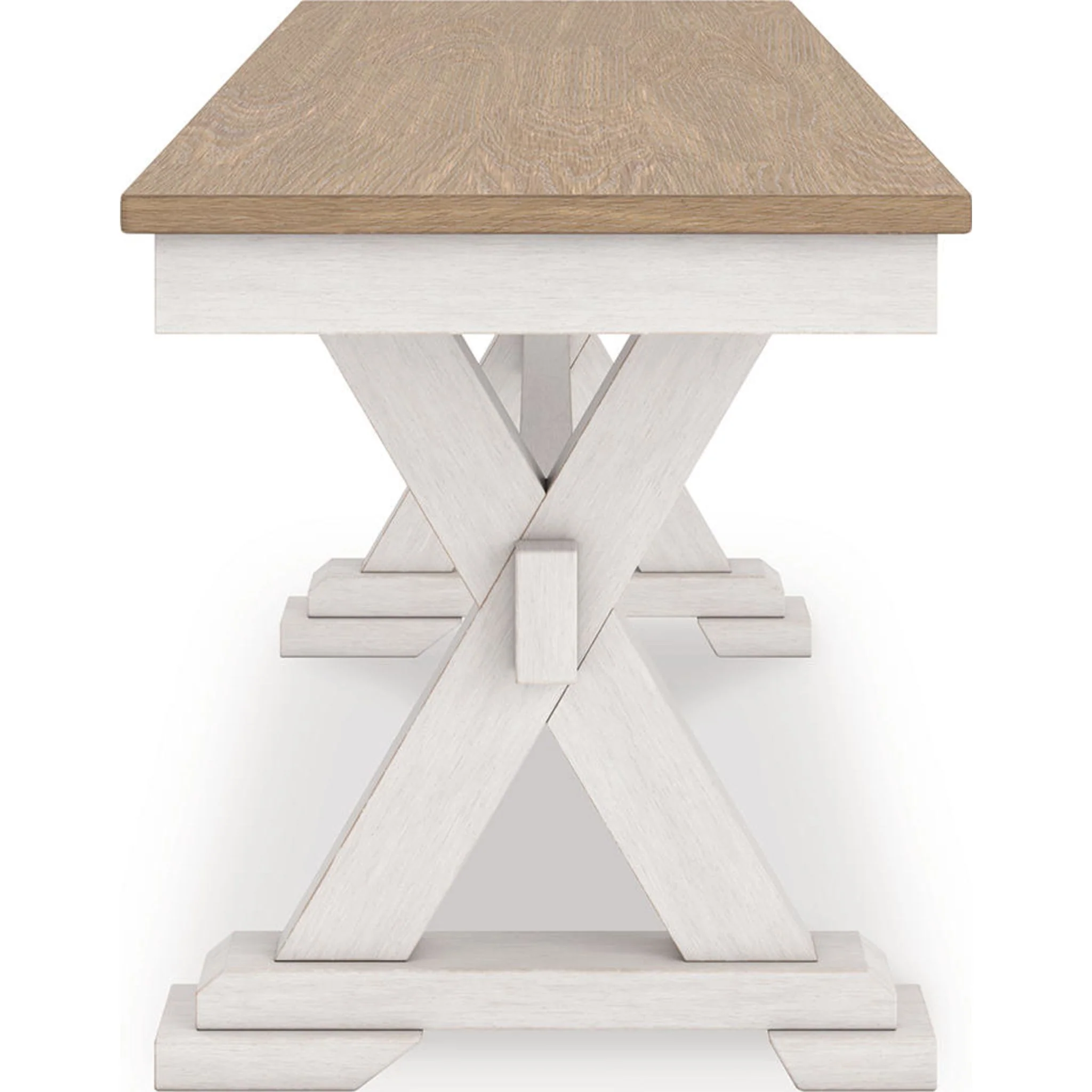 Purlaney Dining Bench - Antique White/Natural - (PCD627-00) - Image 8