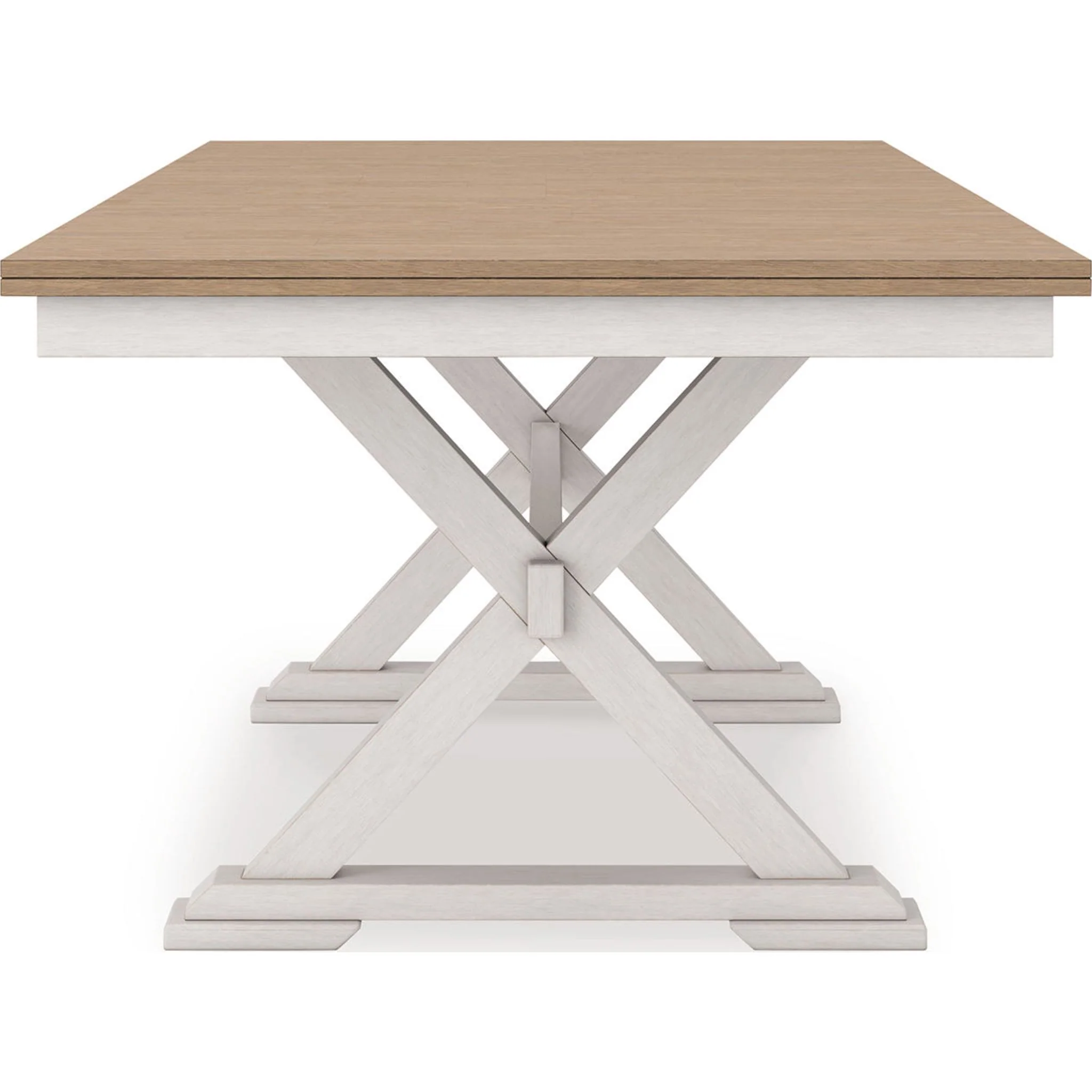Purlaney Dining Extension Table - Antique White/Natural - (PCD627-35) - Image 10