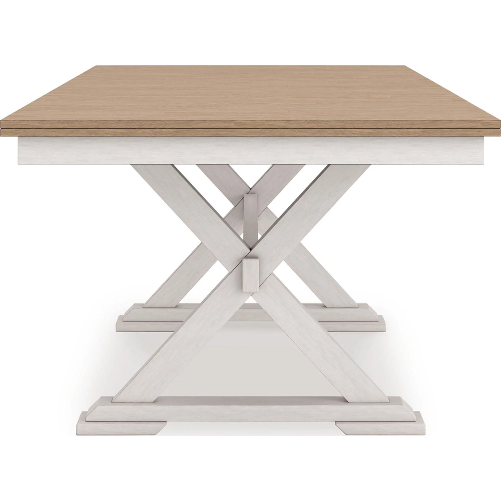 Purlaney Dining Extension Table - Antique White/Natural - (PCD627-35) - Image 11