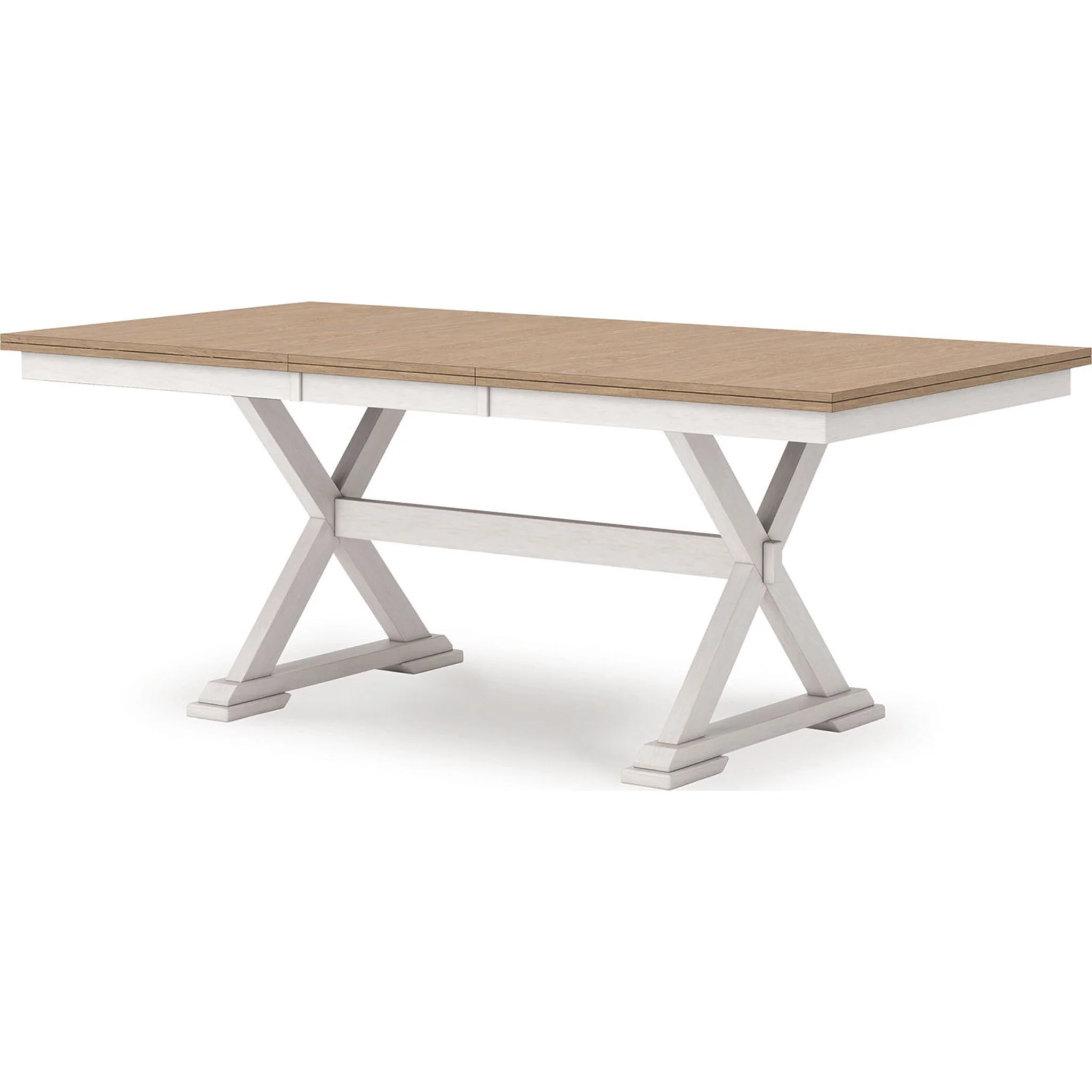 Purlaney Dining Extension Table - Antique White/Natural - (PCD627-35) - Image 3
