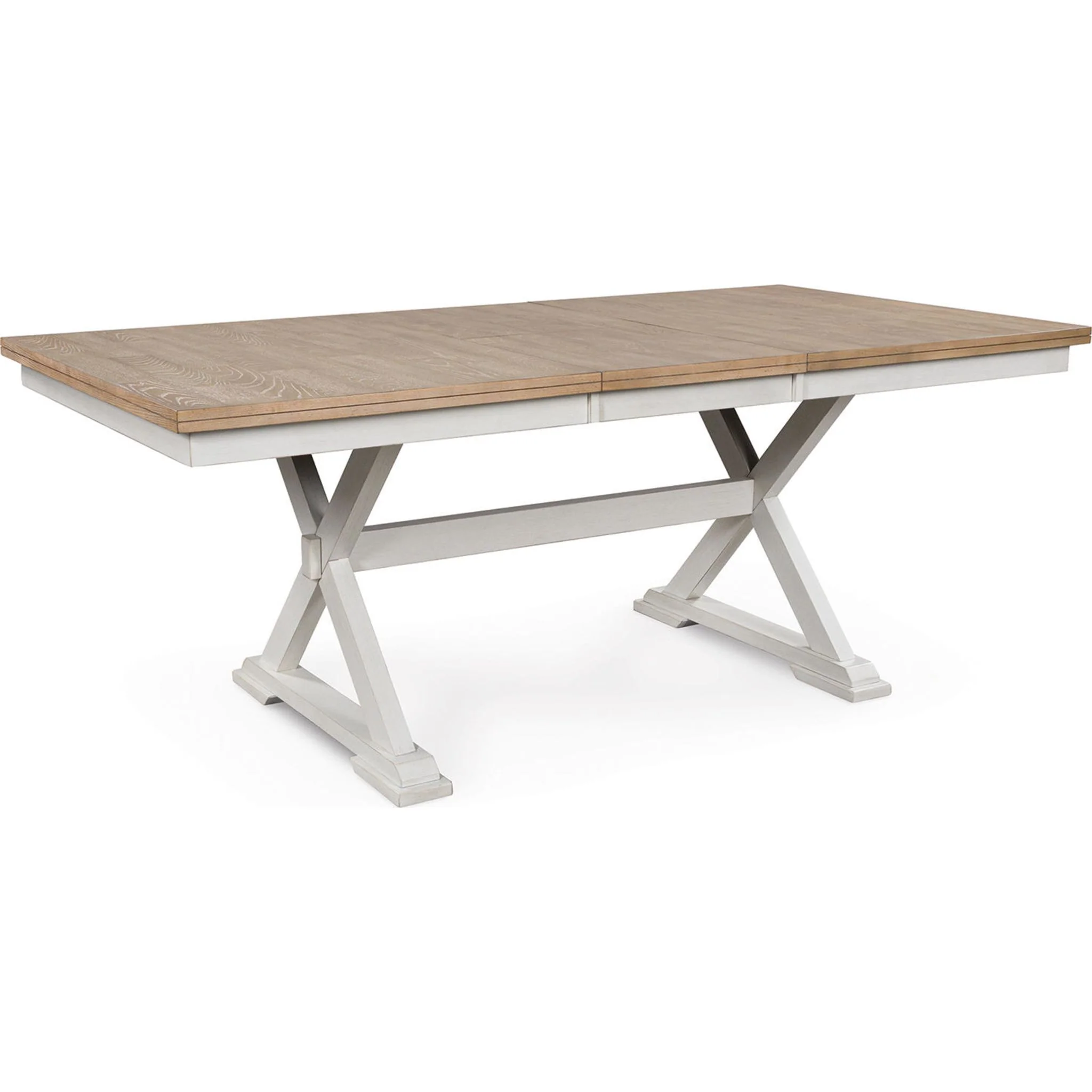 Purlaney Dining Extension Table - Antique White/Natural - (PCD627-35) - Image 4