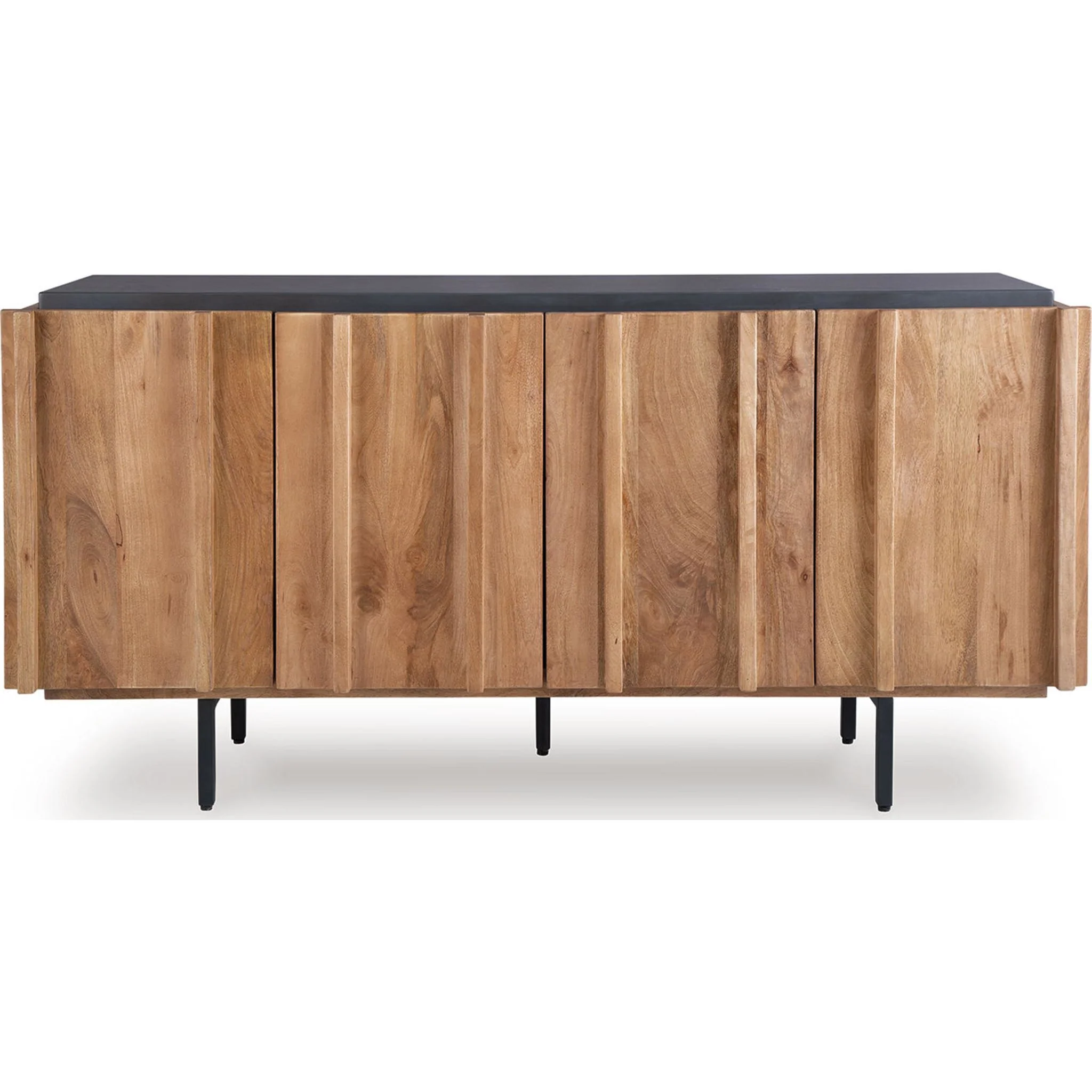 Quintavious Accent Cabinet - Brown/Charcoal - Image 7