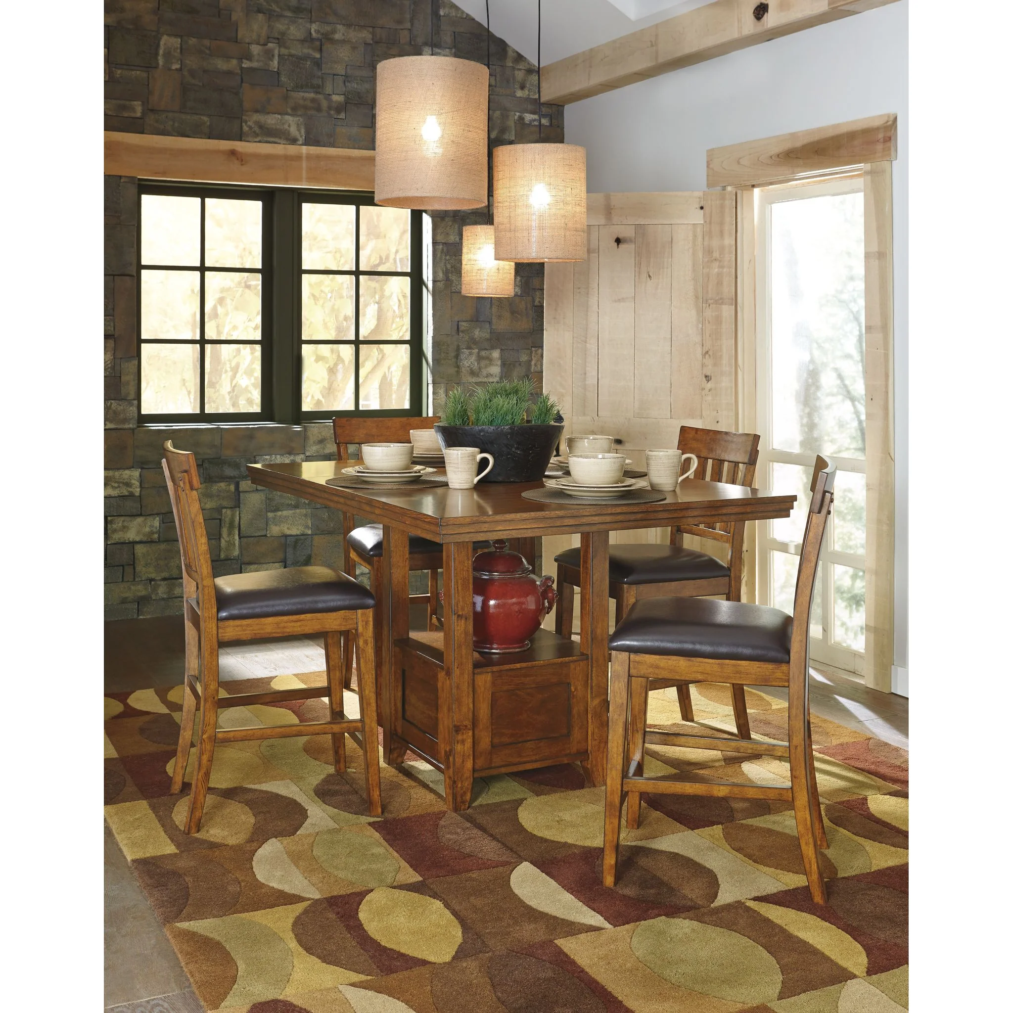 Ralene Counter Height Stool - Medium Brown - (D594-124) - Image 11