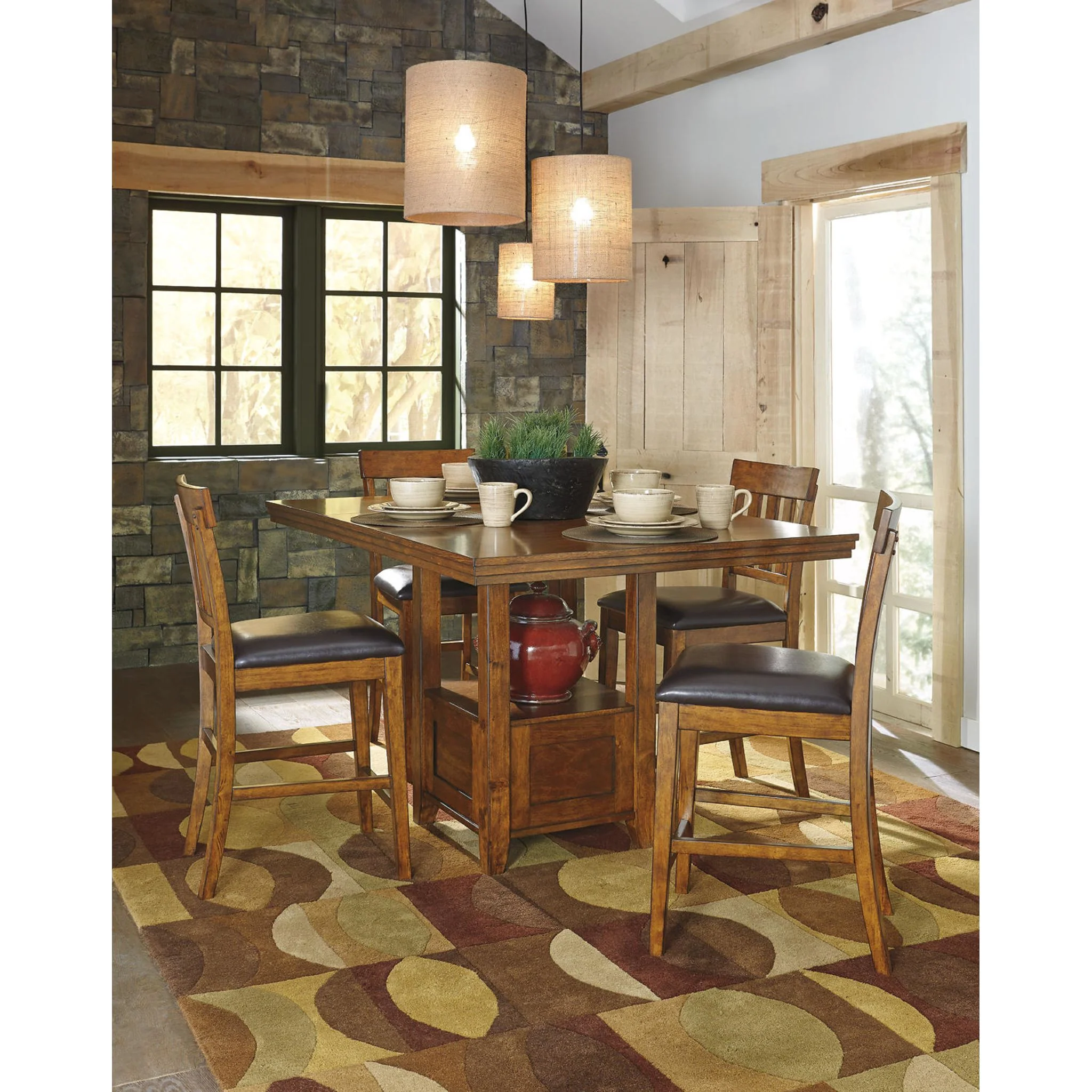 Ralene Counter Height Stool - Medium Brown - (D594-124) - Image 33