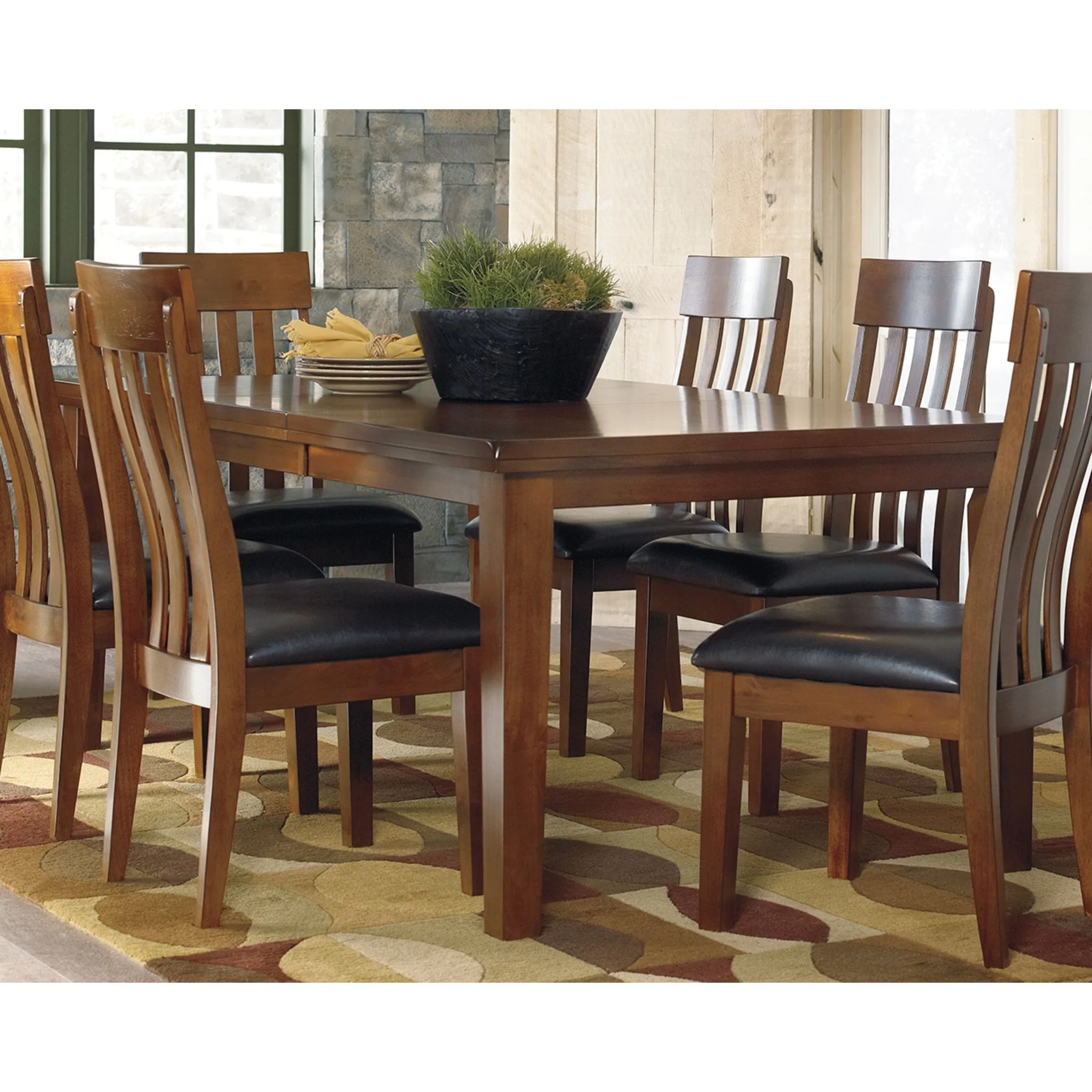 Ralene Dining Extension Table - Medium Brown - (D594-35) - Image 2