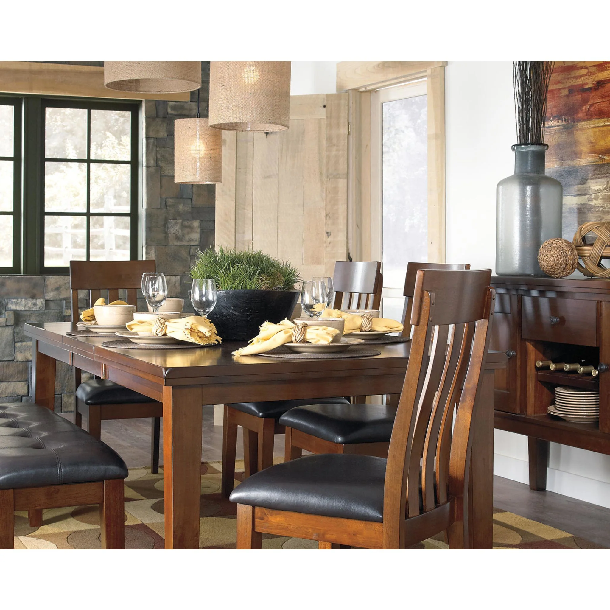 Ralene Side Chair - Medium Brown - (D594-01) - Image 31