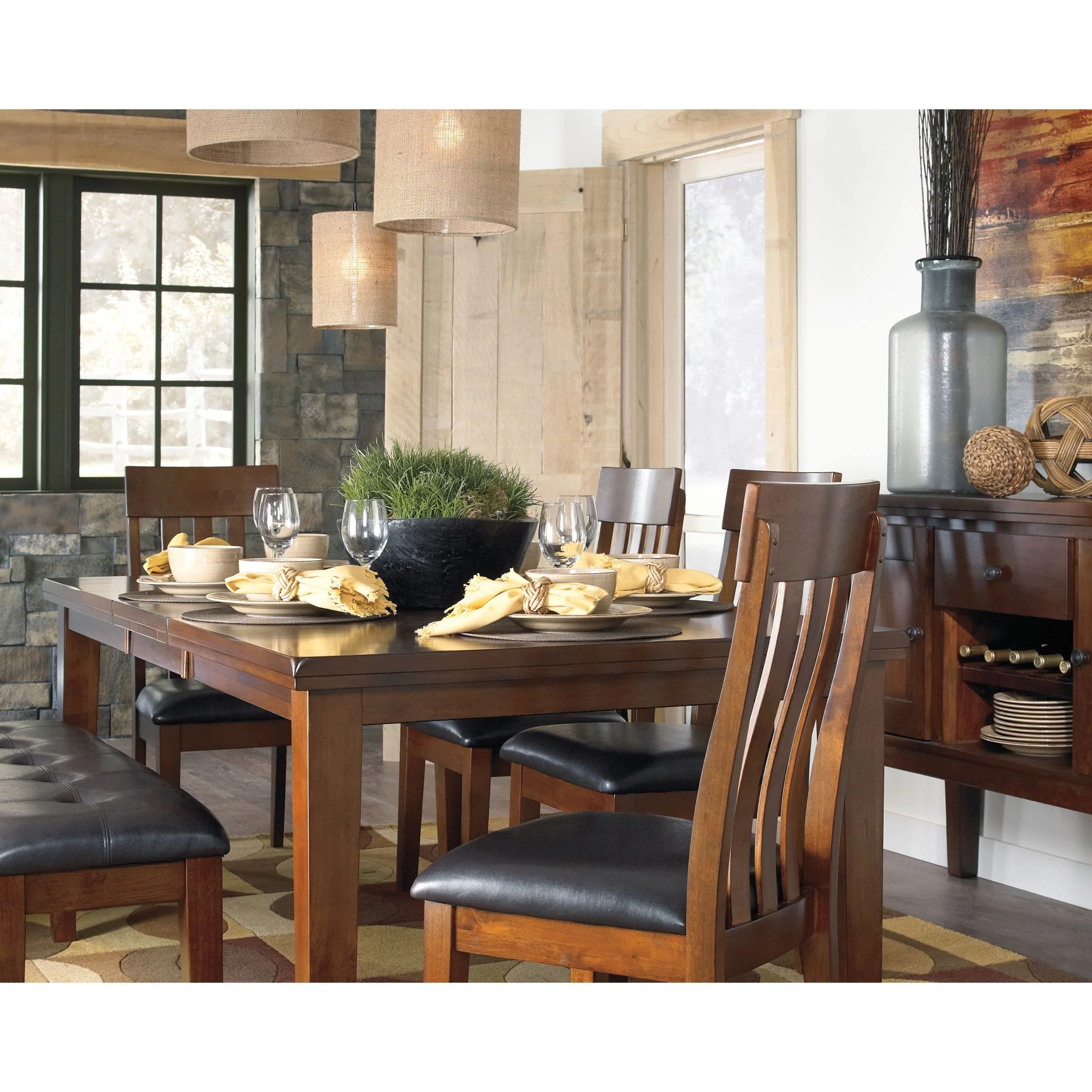 Ralene Side Chair - Medium Brown - (D594-01) - Image 4