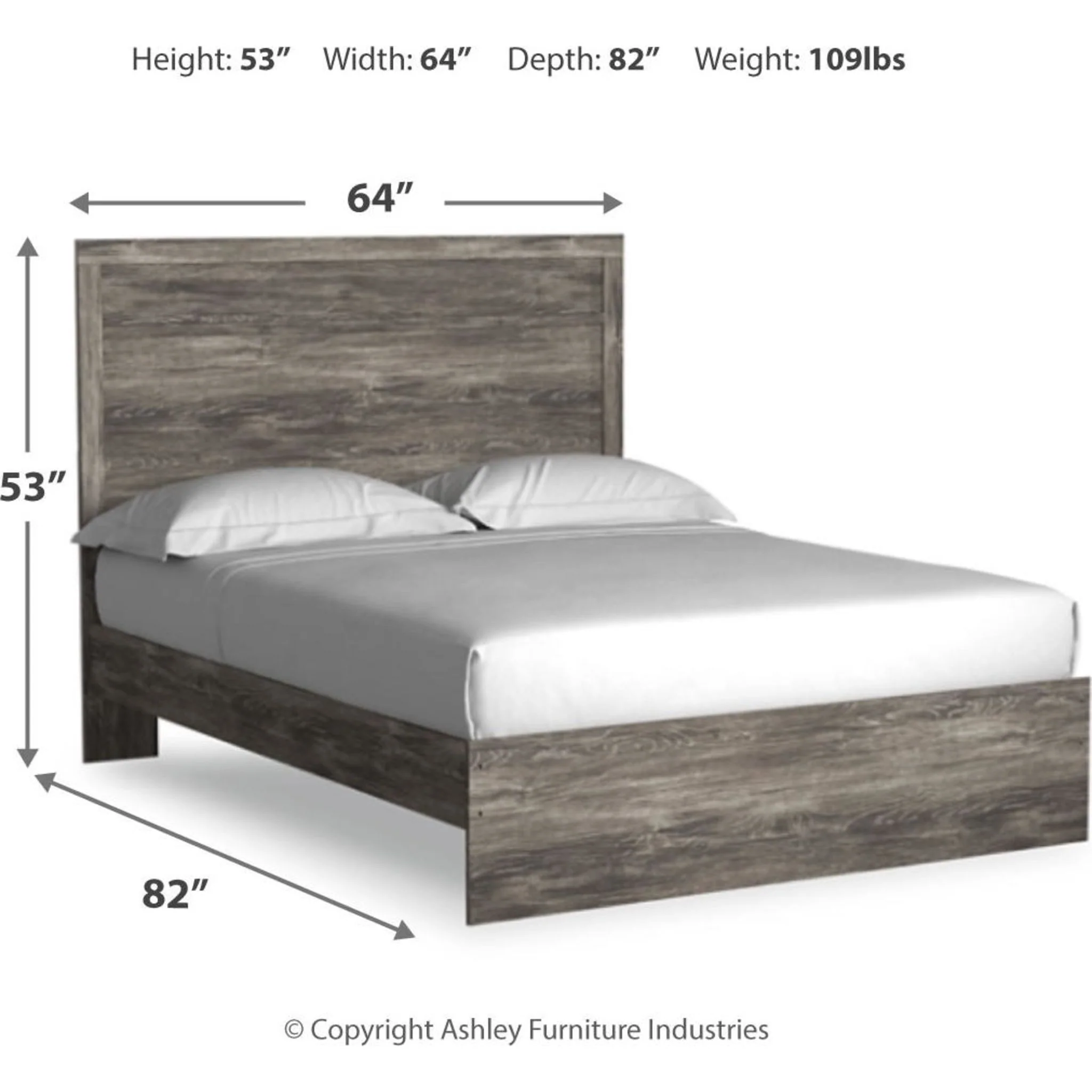 Ralinksi 5 Piece Queen Panel Bedroom - Gray - Image 10