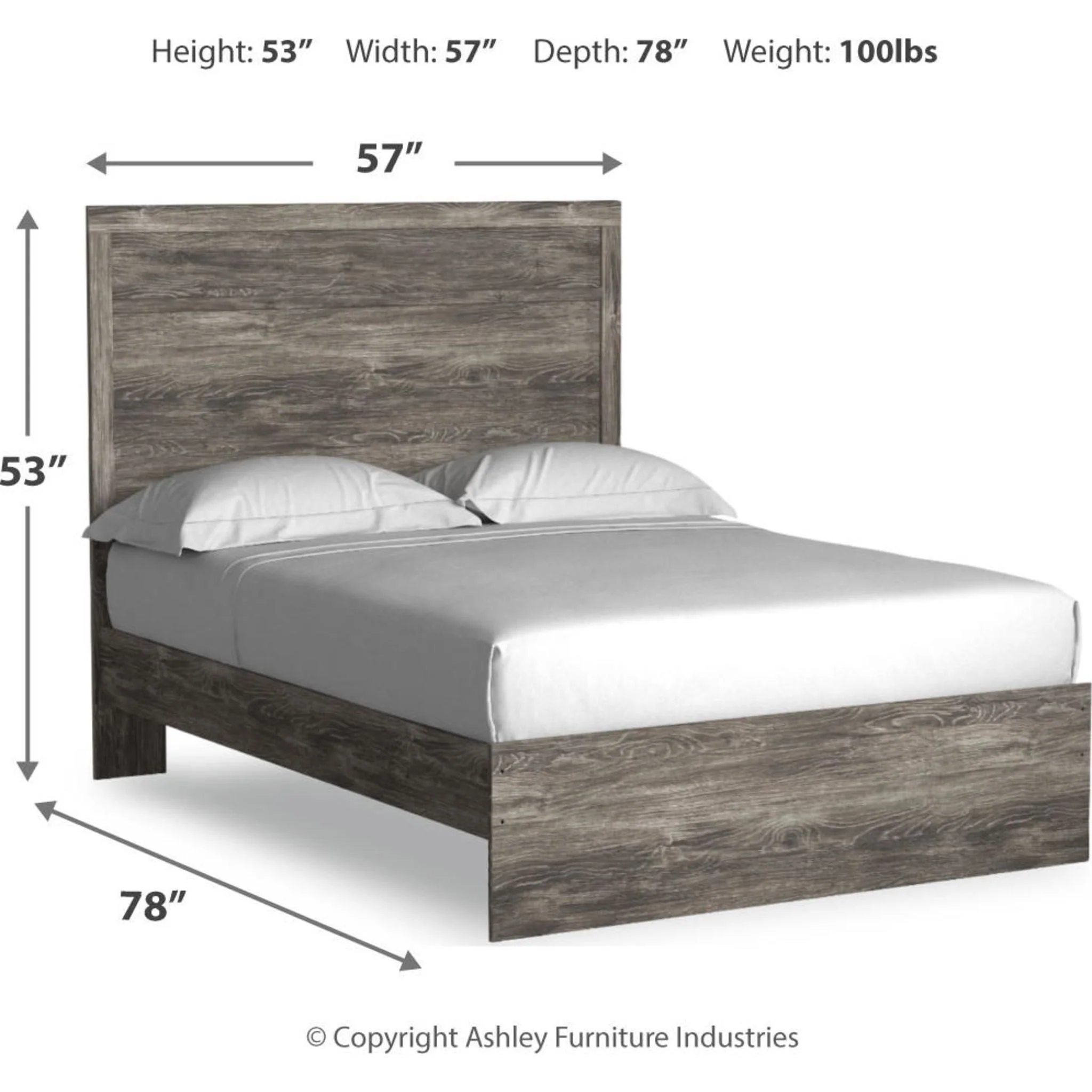 Ralinksi 6 Piece Panel Bedroom - Gray - Image 18