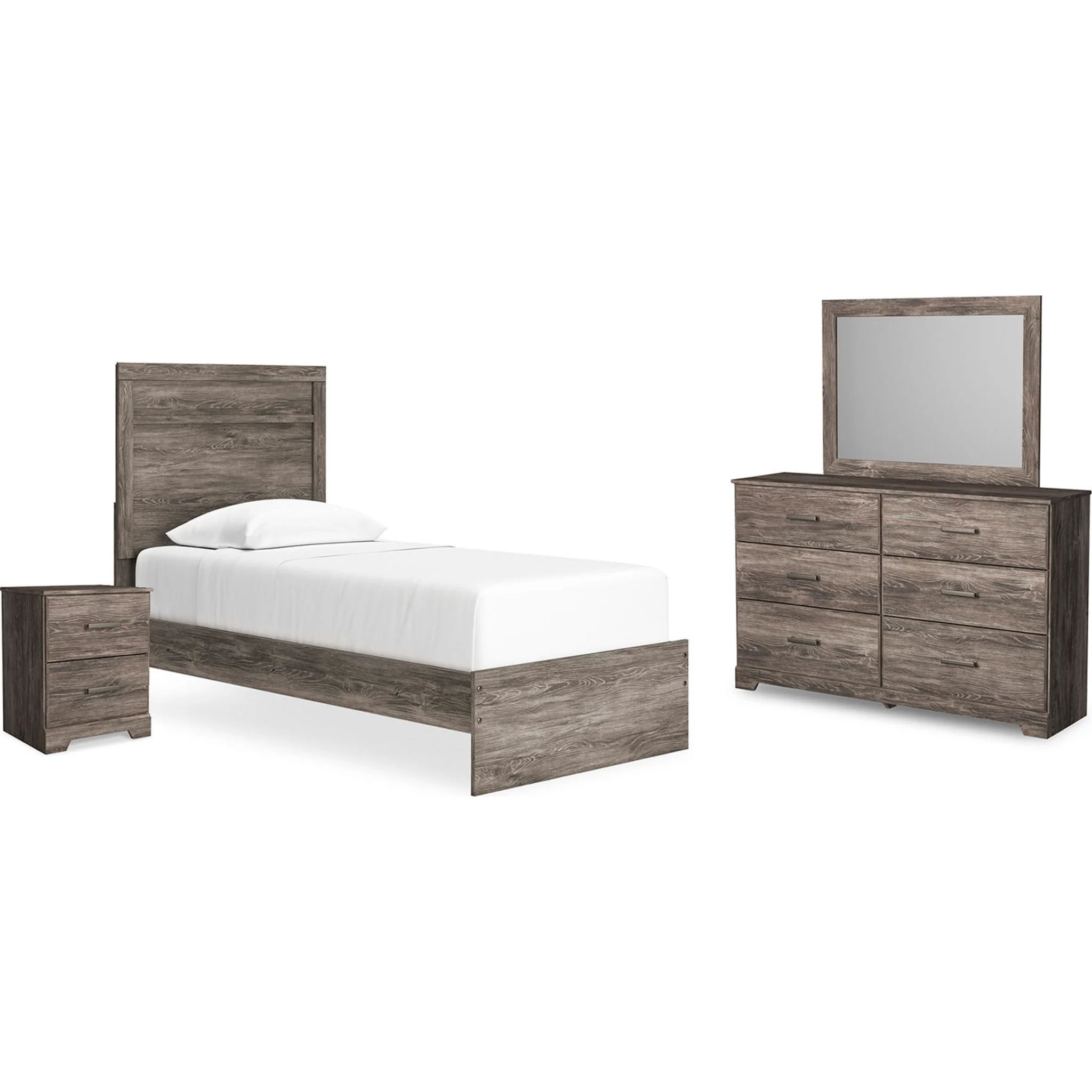 Ralinksi 6 Piece Panel Bedroom - Gray - Image 2