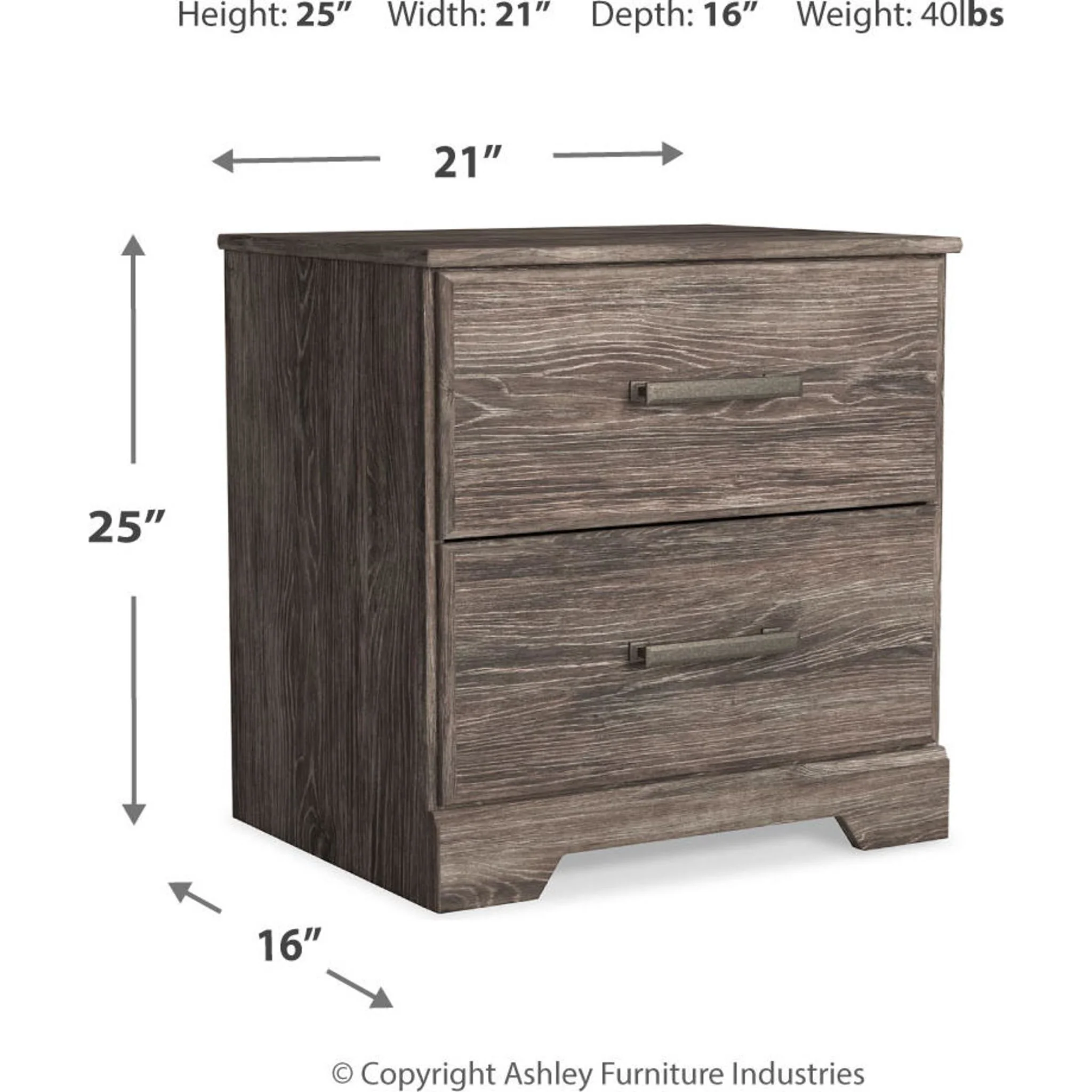 Ralinksi 6 Piece Panel Bedroom - Gray - Image 20