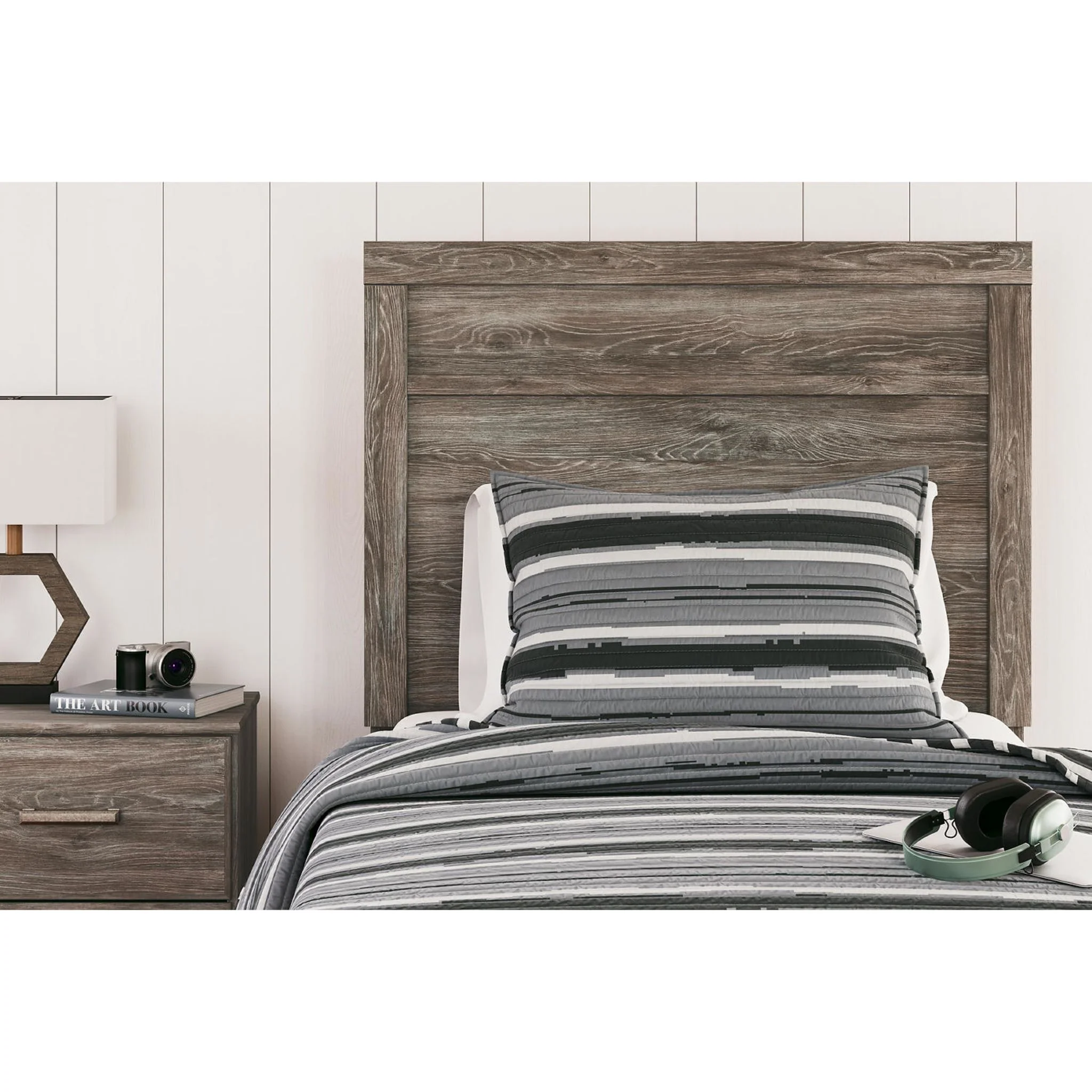 Ralinksi 6 Piece Panel Bedroom - Gray - Image 3